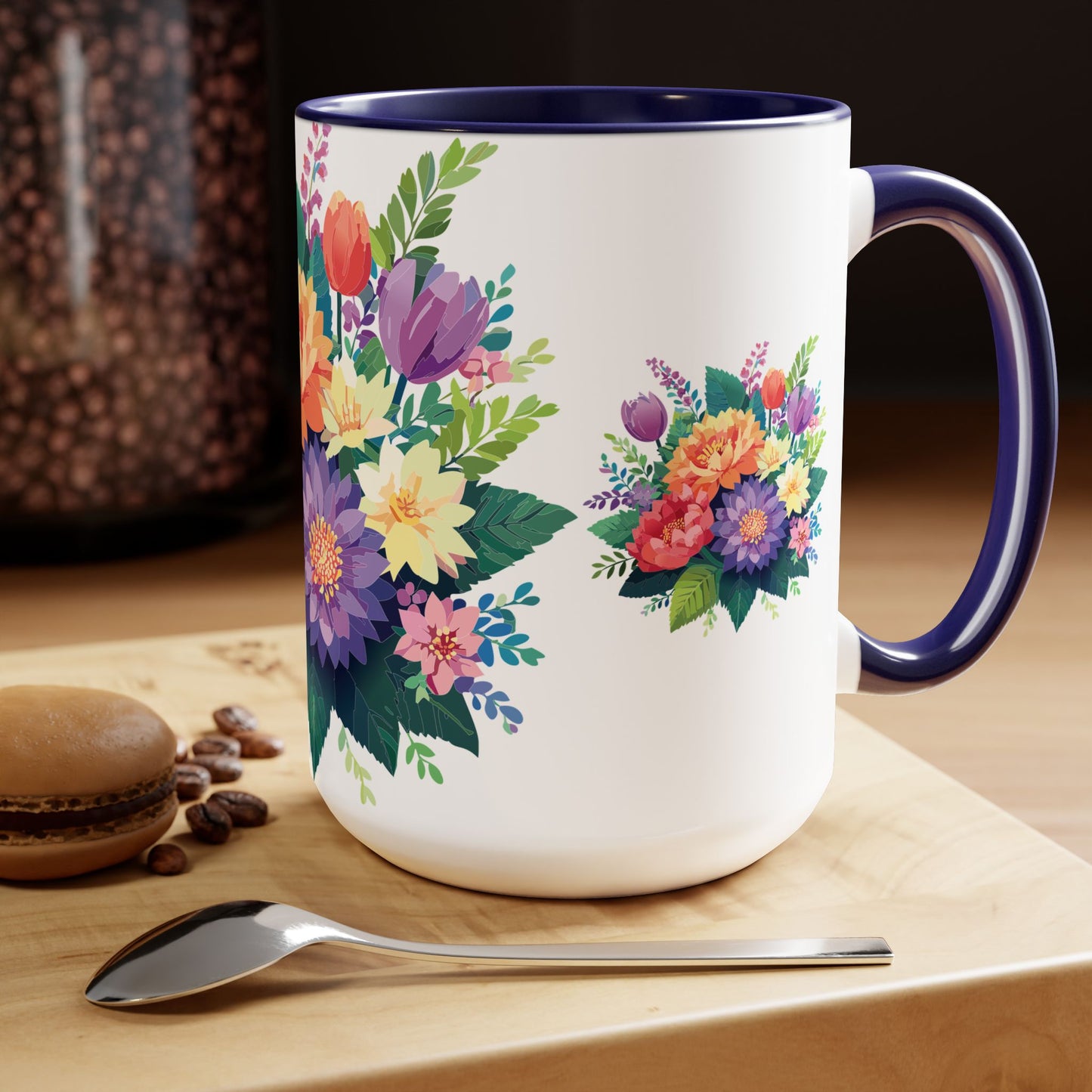 Floral Mug, Floral Cup