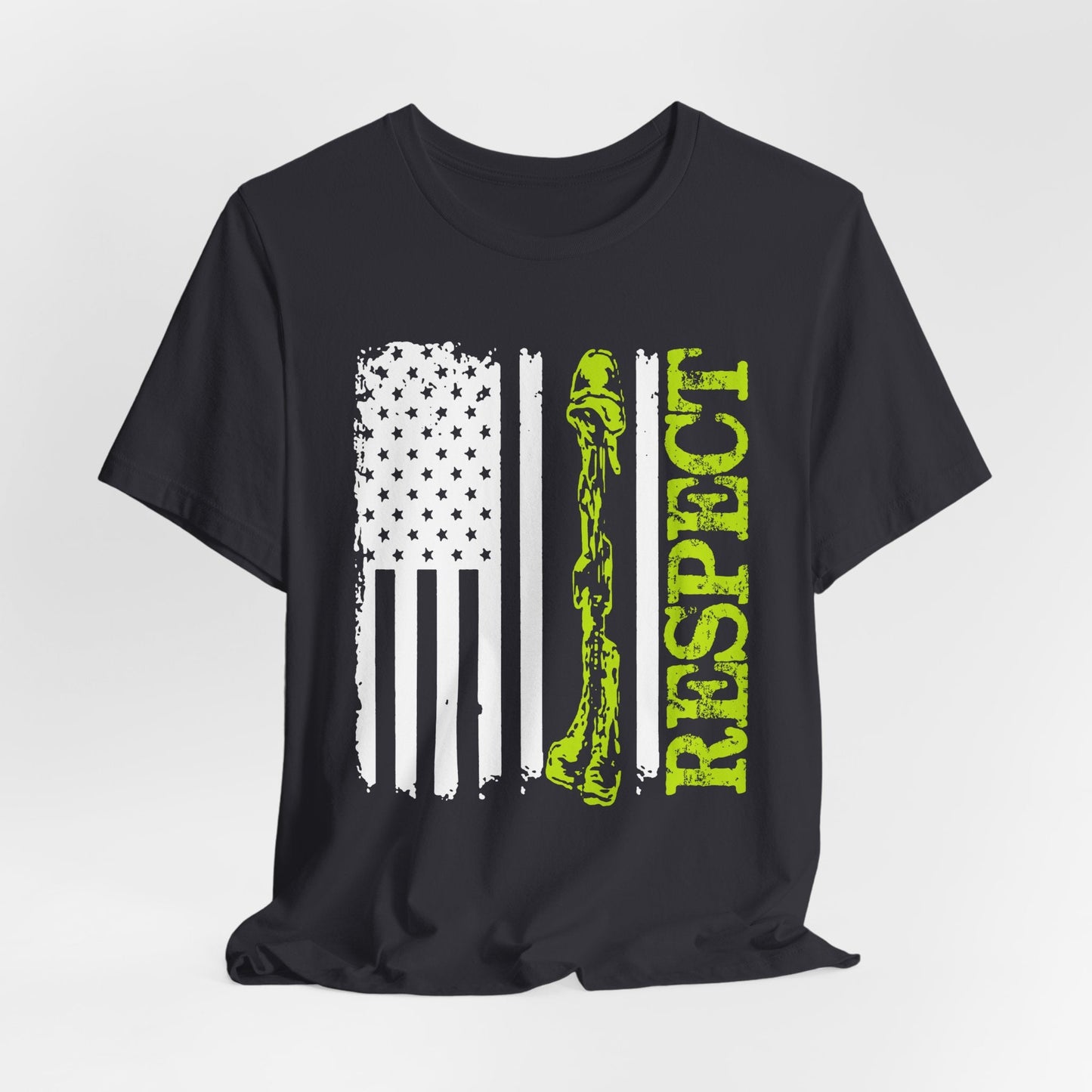 Army Veteran Patriotic Graphic Design Unisex Cotton T-Shirt v57