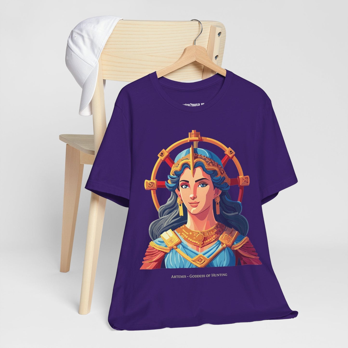 Artemis Goddess Shirt Unisex Graphic Tee Vintage Inspired Artwork by Retro2Nova Collection