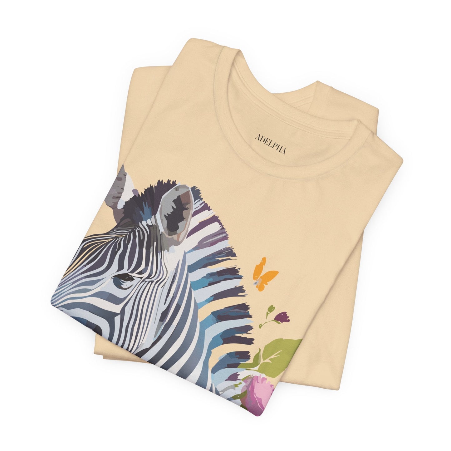 Adelpha Zebra Graphic Tee Unisex Short Sleeve Shirt Vintage Inspired Artwork Limited Edition
