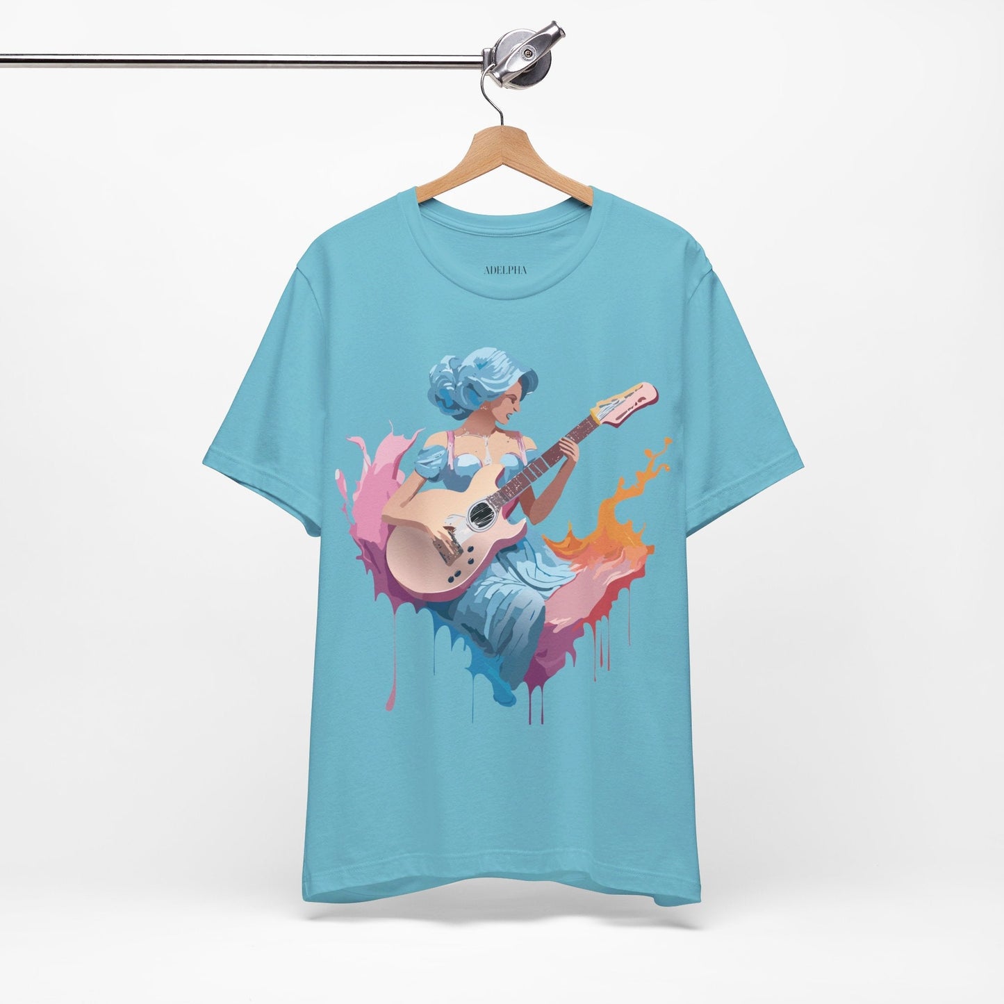 Music T Shirt Graphic Tee Unisex Adelpha Vintage Inspired Artwork Casual Everyday Wear