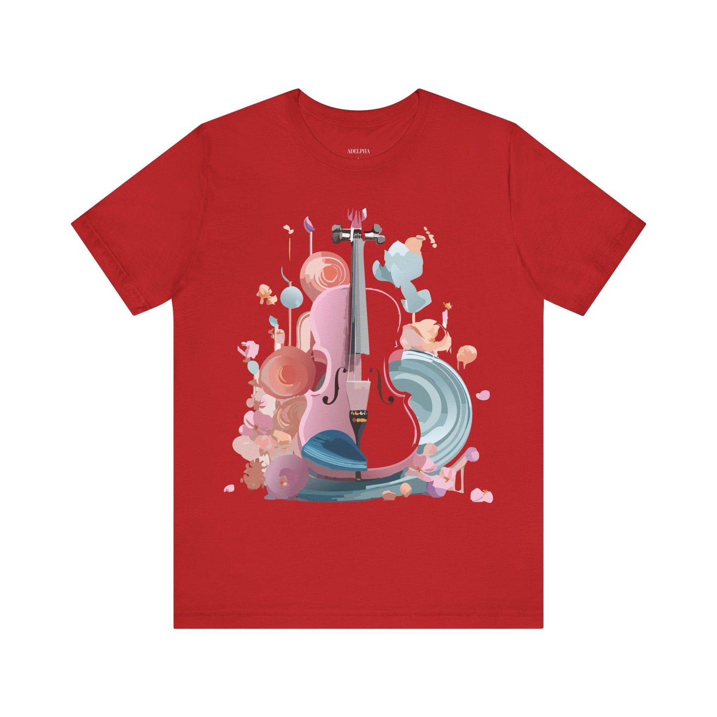 Adelpha Music Graphic T Shirt Unisex Short Sleeve Tee Vintage Inspired Artwork Edition