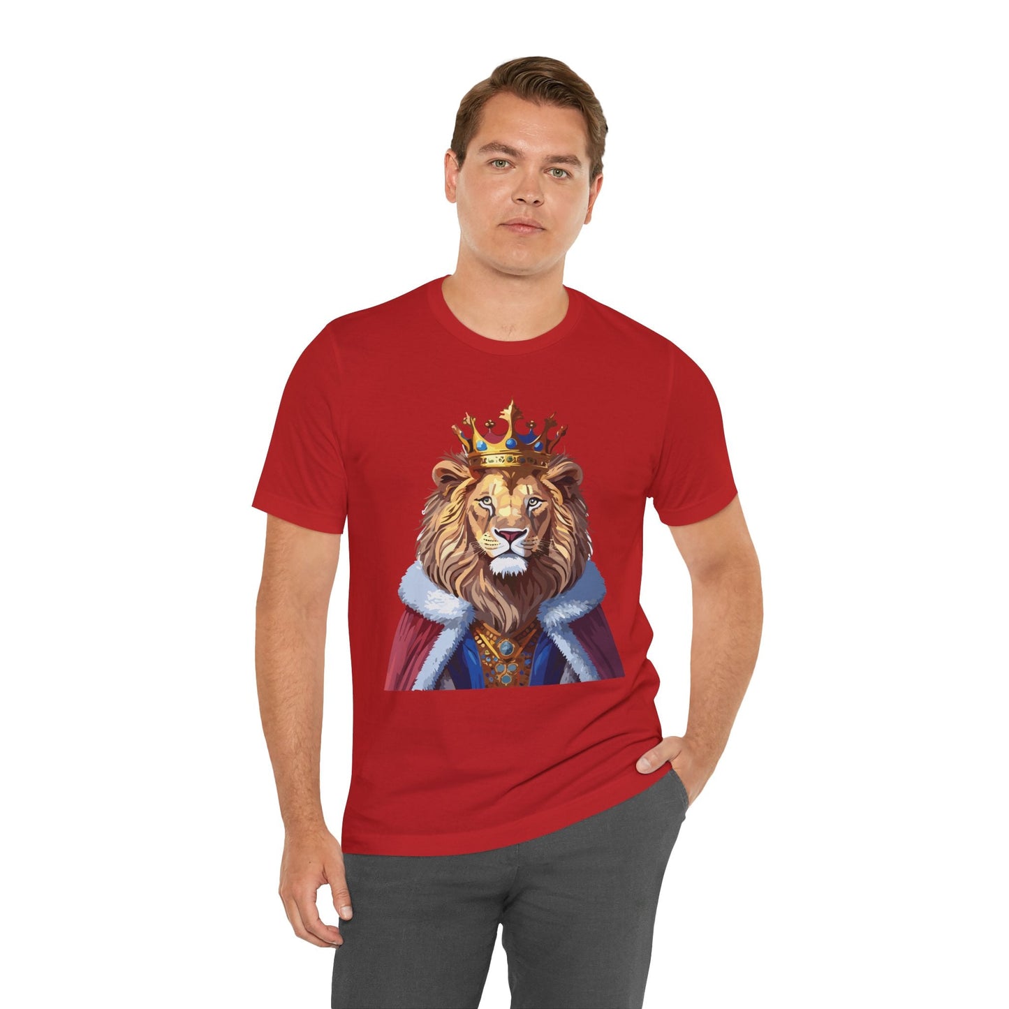 Unisex Animal Tee Shirt With Wild Animal Art Design Softstyle Comfort Tee Gildan 64000