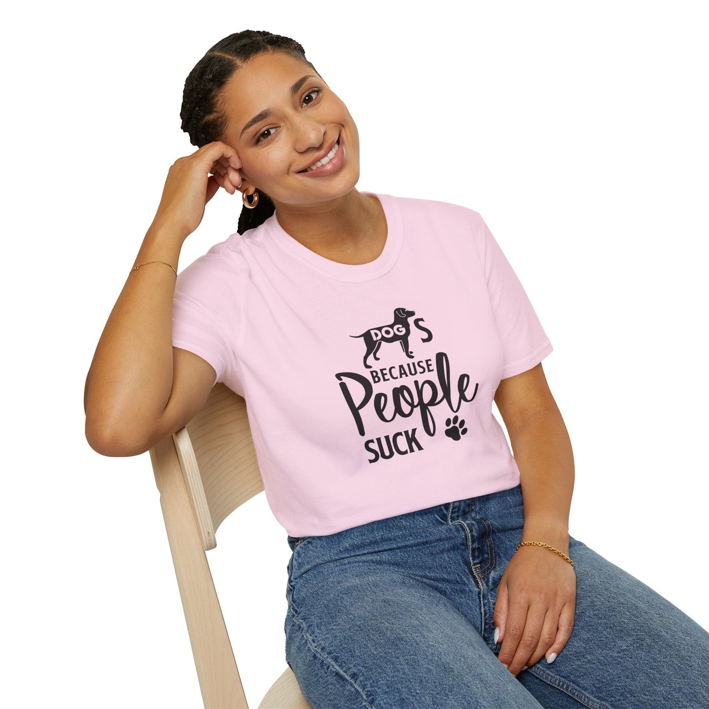 Dog Slogan T Shirts With Funny Quotes Unisex Softstyle Tee Gildan 64000 100 Percent Ring Spun Cotton