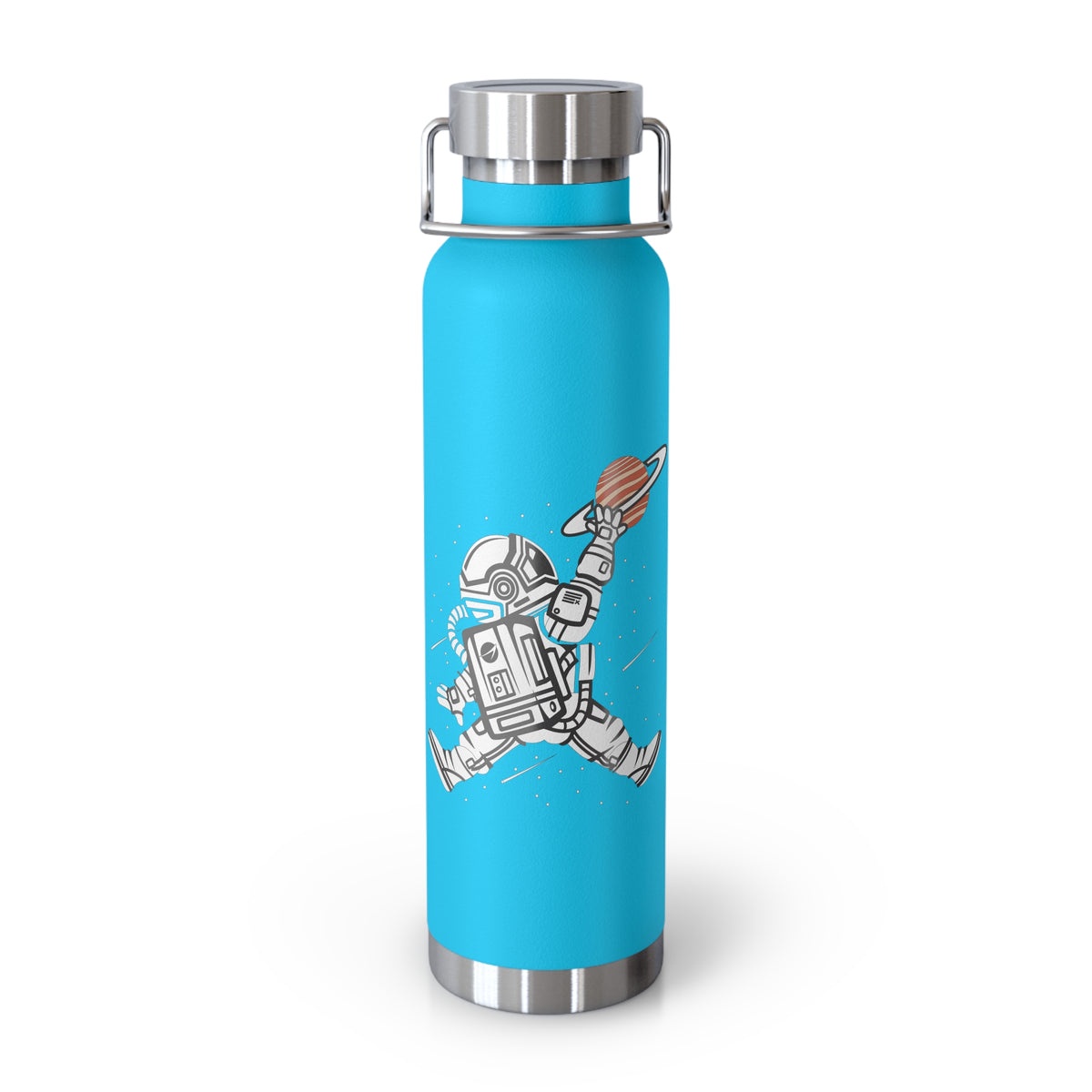 22oz Copper Insulated Water Bottle with Cartoon Design - CV54
