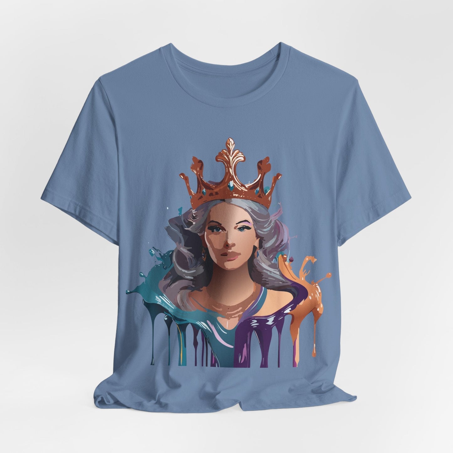 Queen Graphic Tee By Adelpha Art Design Unisex Short Sleeve Vintage Inspired Shirt