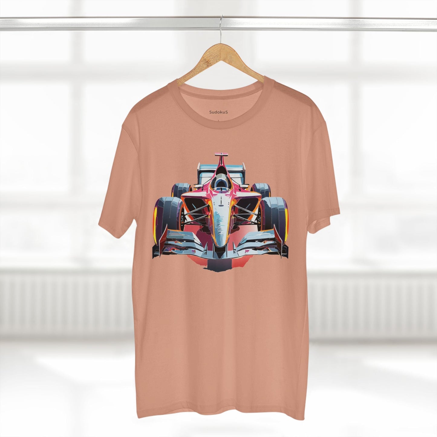 Car Graphic Unisex 100 Cotton Staple Tee 7