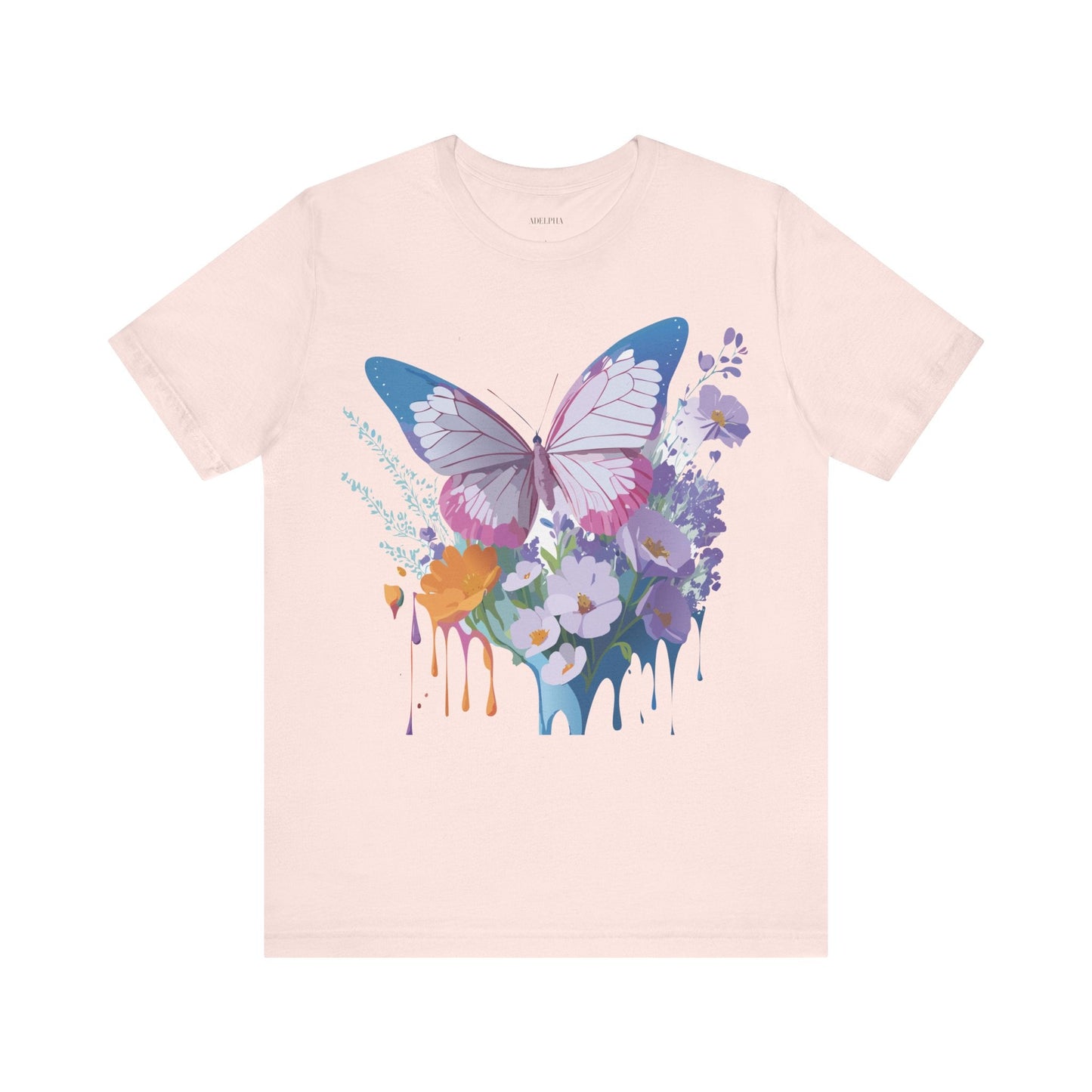 Unisex Butterfly Graphic Tee Adelpha Art Design Vintage Inspired Jersey Tee