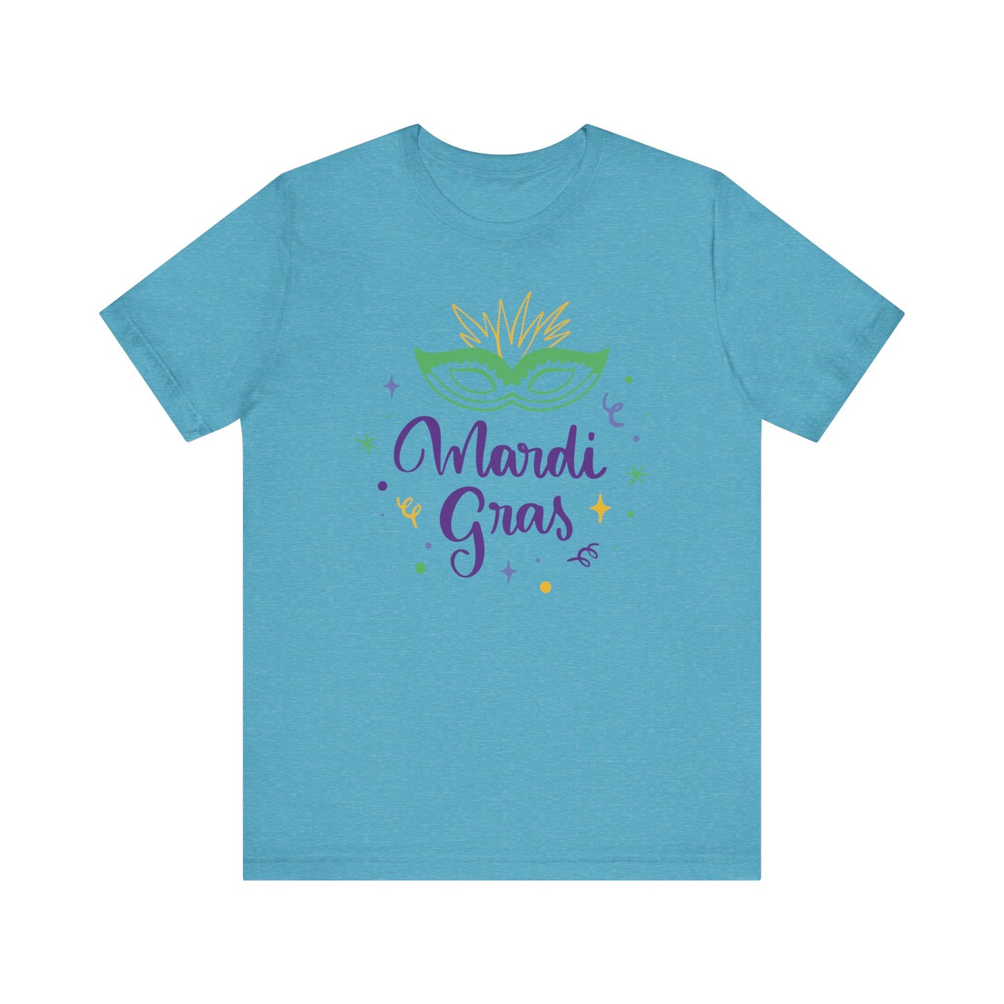 Tee-shirt en coton unisexe pour Mardi Gras