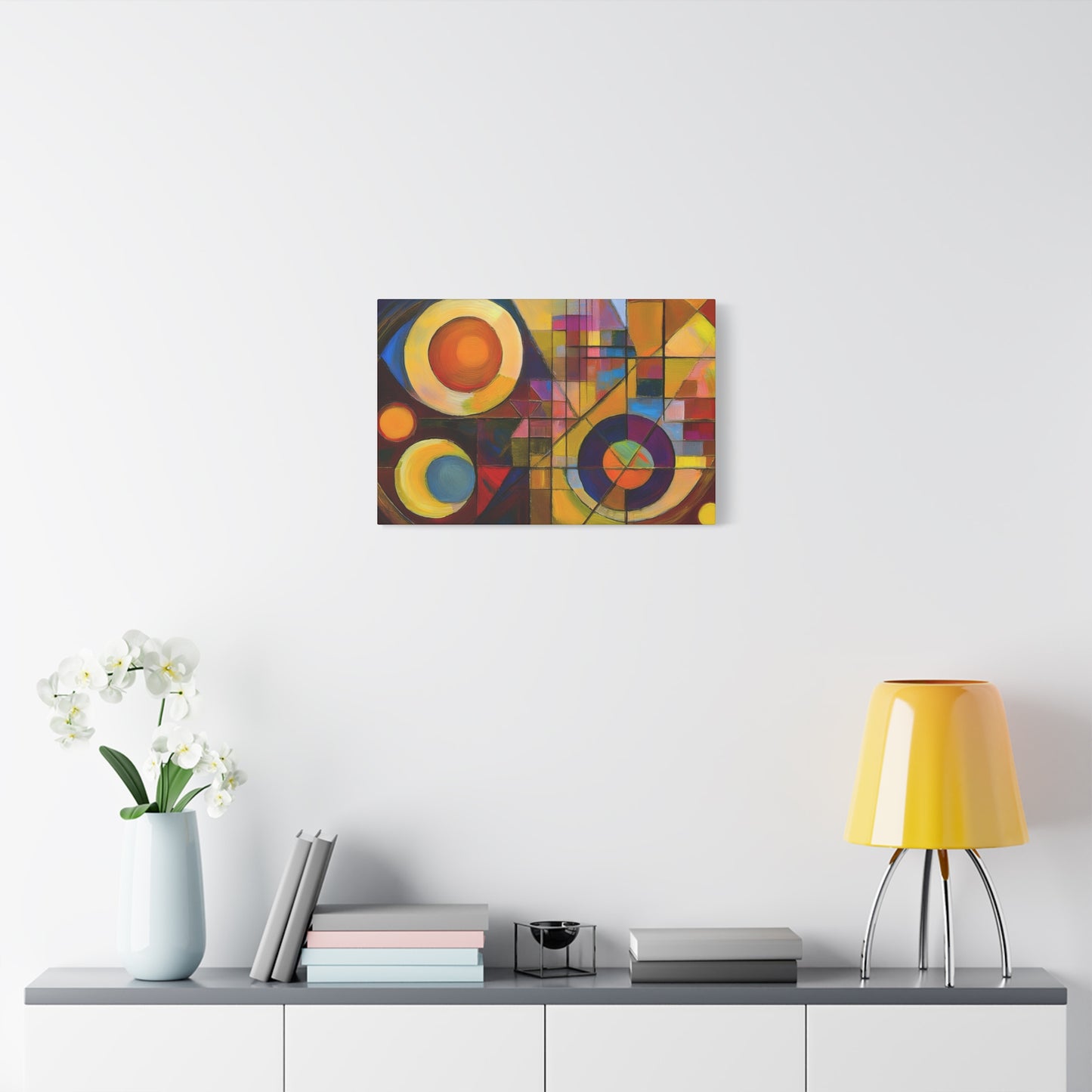 Abstract Oil Painting Print Canvas 24x16, 30x20, 36x24, 48x32, 60x40 Bright Latex Inks, Pine-Wood Inner Frame ABH-7