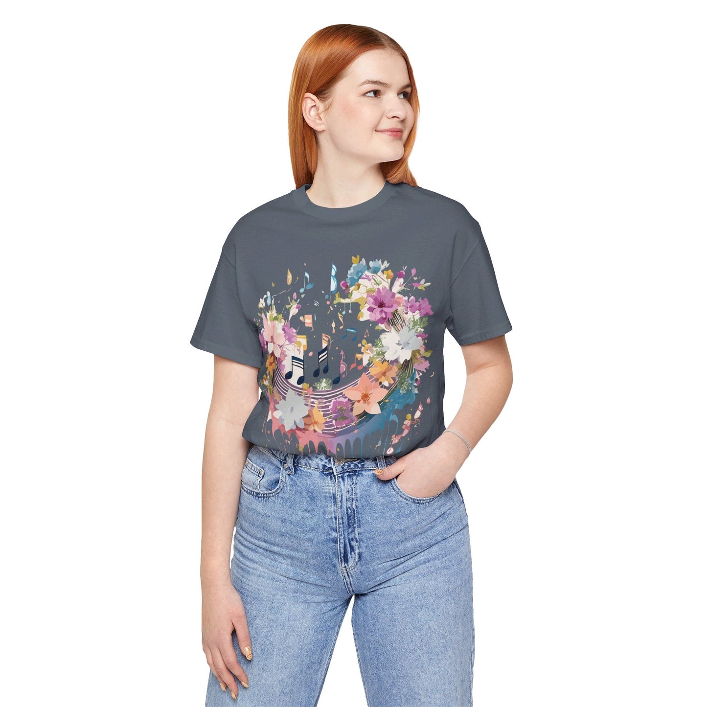 Adelpha Music T Shirt Unisex Graphic Tee With Vintage Inspired Artwork Short Sleeve
