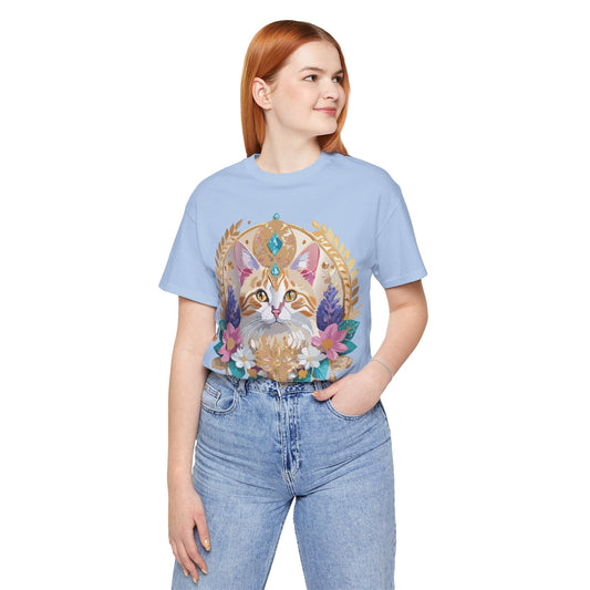 Medallion Graphic Unisex 100 Cotton Vintage Animal Medal Artwork Tee 11