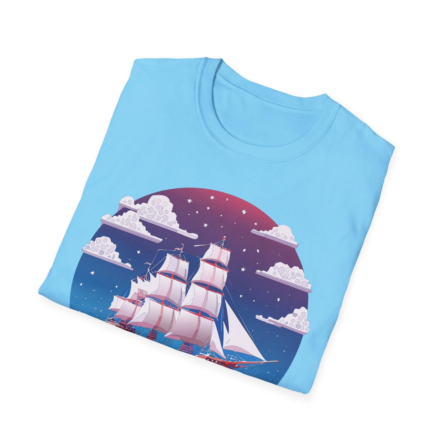 Ship T Shirt Frigate T Shirt Vessel Tee Shirt Unisex Softstyle 100 Percent Ring Spun Cotton