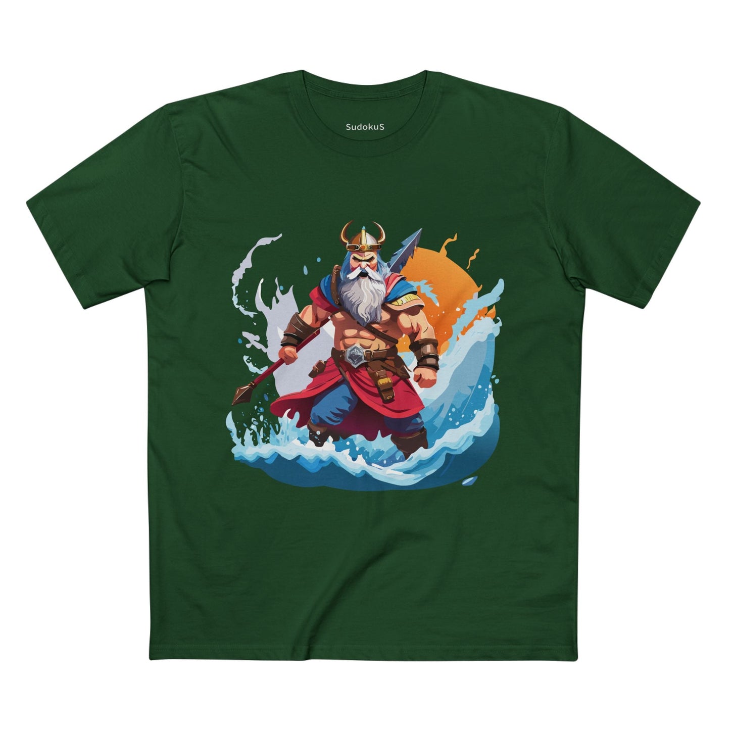 Viking Graphic Unisex 100 Cotton Staple Tee 16