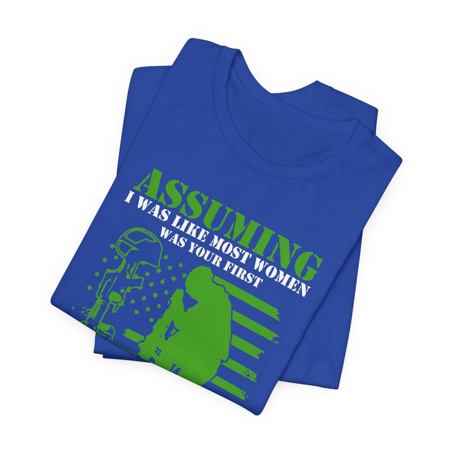 Army Veteran Patriotic Graphic Design Unisex Cotton T-Shirt v45