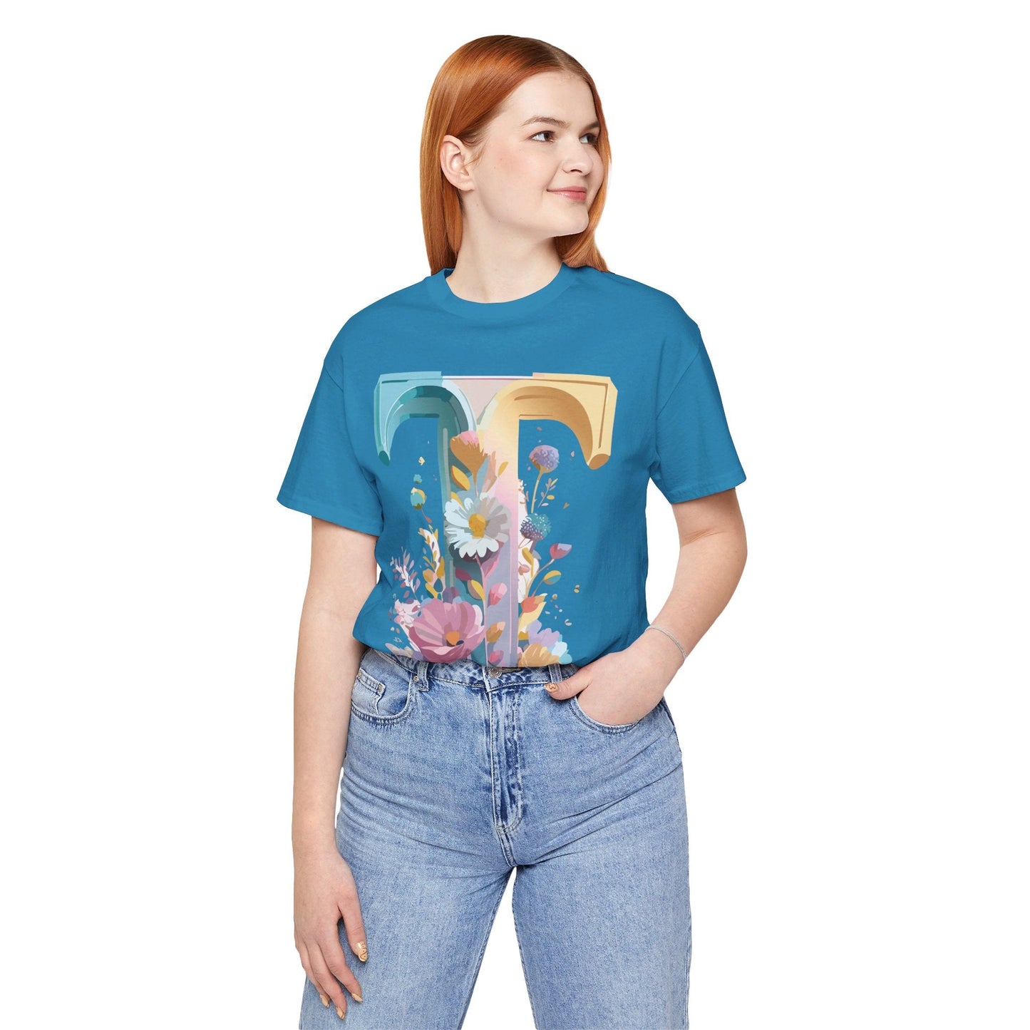 Unisex Graphic T Shirt Letter Shirt Adelpha Vintage Inspired Art Tee Short Sleeve