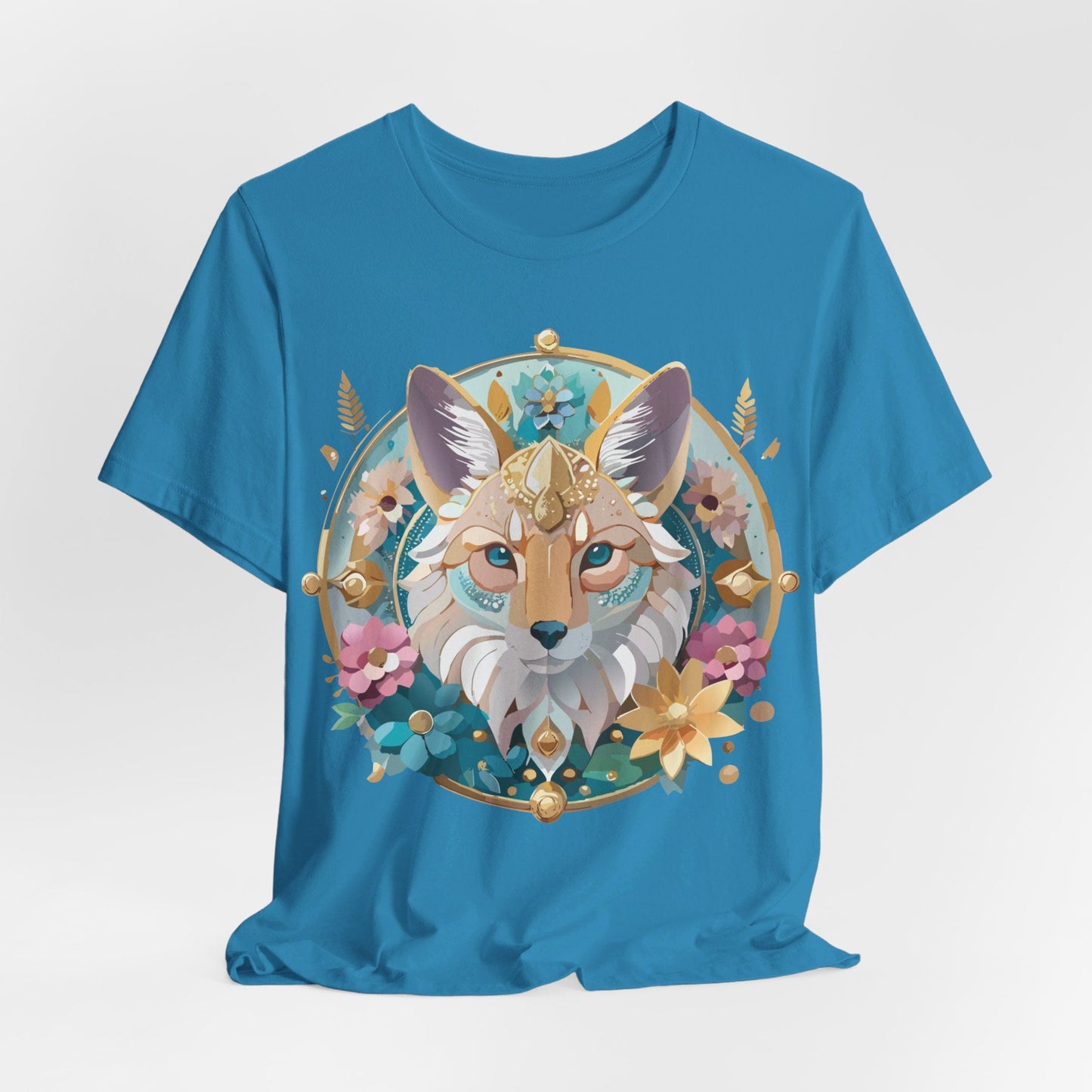Adelpha Vintage Inspired Graphic Tee Medallion Art Unisex Short Sleeve Shirt Premium