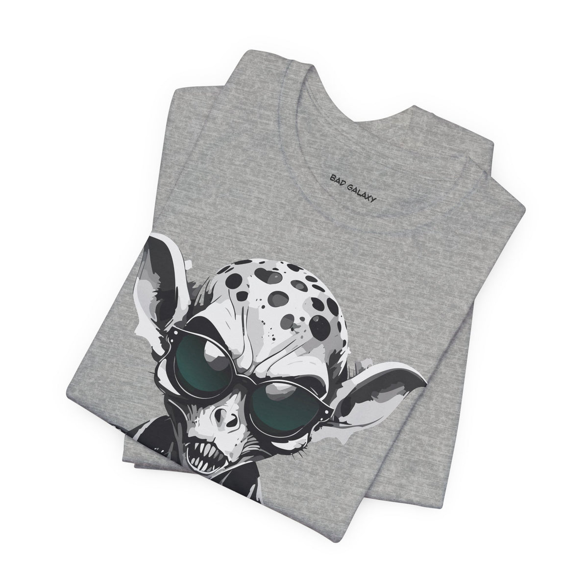 Alien Graphic Unisex Cotton Bella+Canvas Tee with Art Design b61