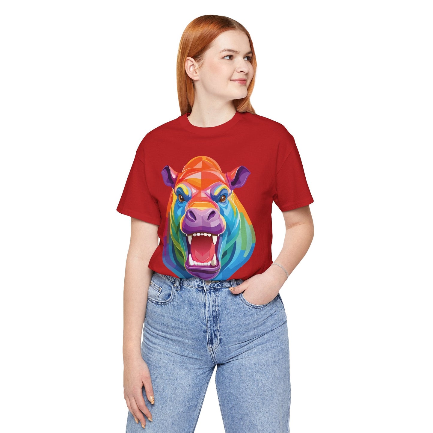 Unisex Animal Shirt with Animals Graphic Tee Art Design Wild Animals Shirt Tee for Everyone