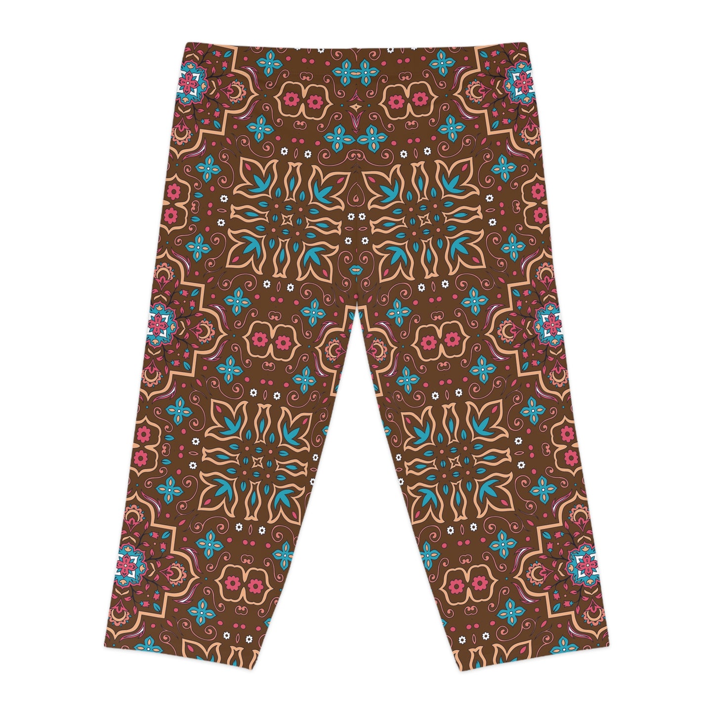 Leggings capri con estampado tradicional