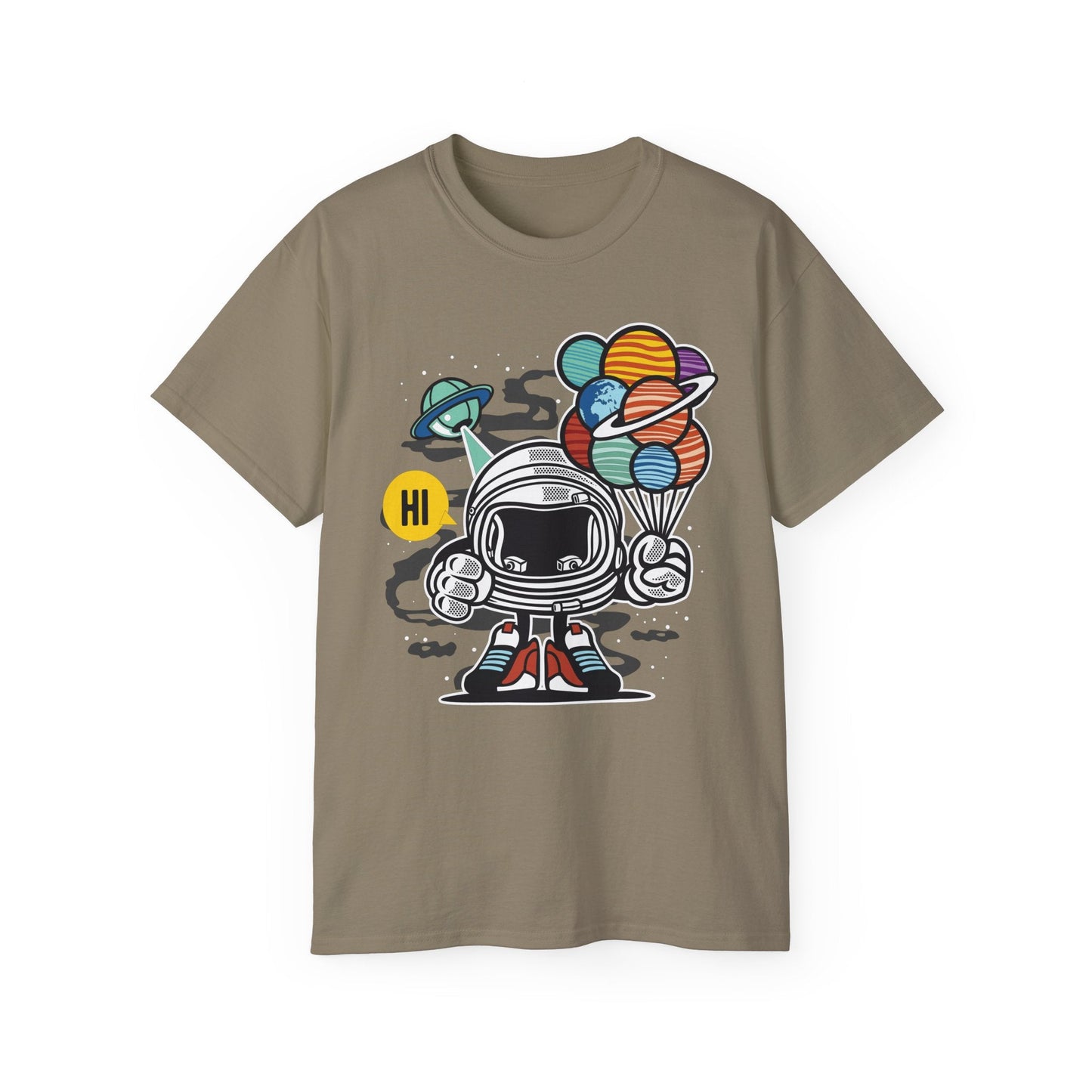 Astronaut Graphic Unisex 100 Cotton Tee 2