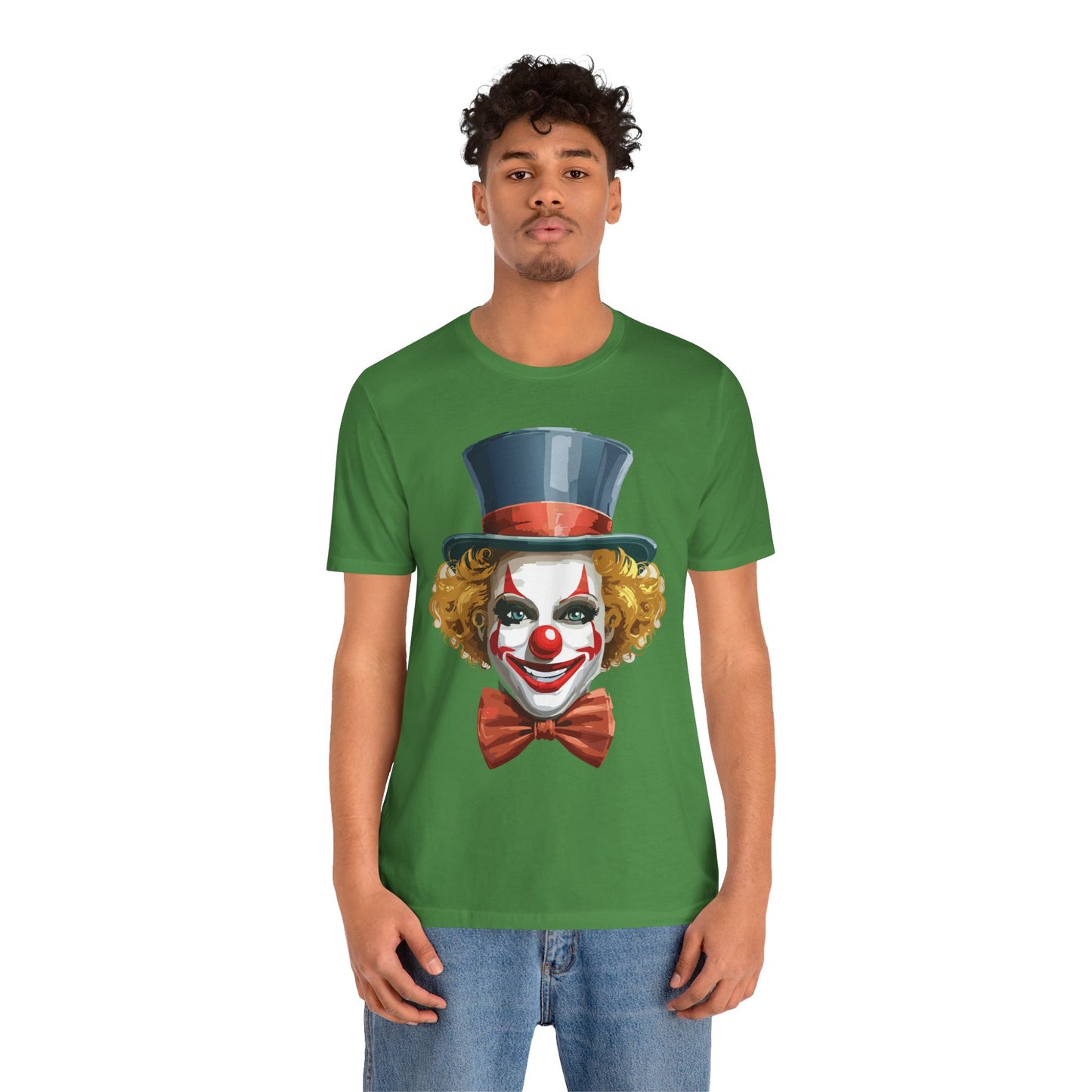 Clown Shirt, Funny Shirt, T-Shirt with Clown, Funny Art Design Tee, Circus Tees, Circus T-Shirt, Unisex Humor Wear 11