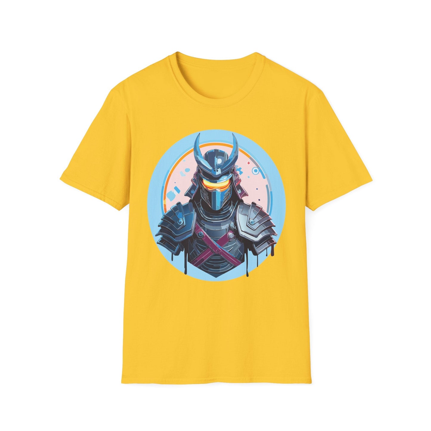 Samurai T Shirt Unisex Softstyle 64000 Tee Lightweight Comfortable 100 Percent Ring Spun Cotton