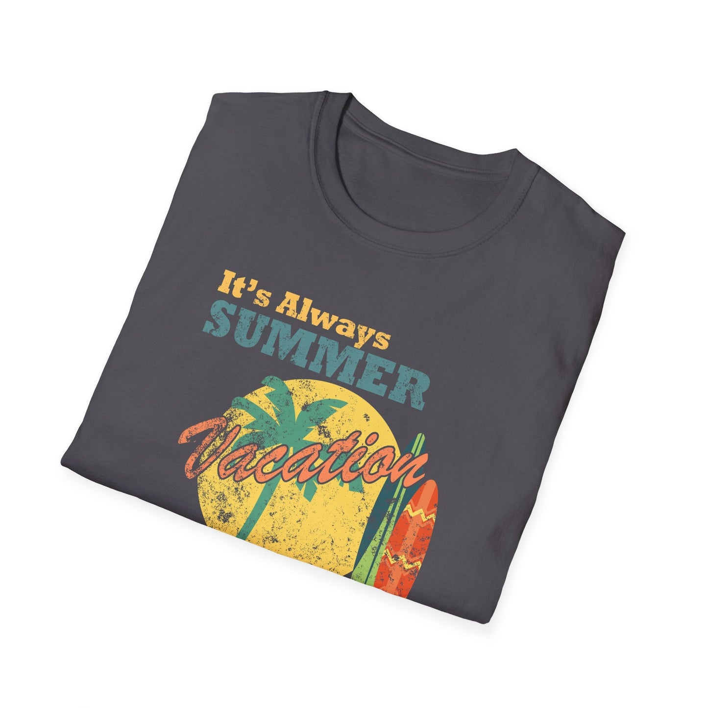 Summer Unisex T Shirt With Art Design Gildan Softstyle 64000 100 Percent Cotton Tee