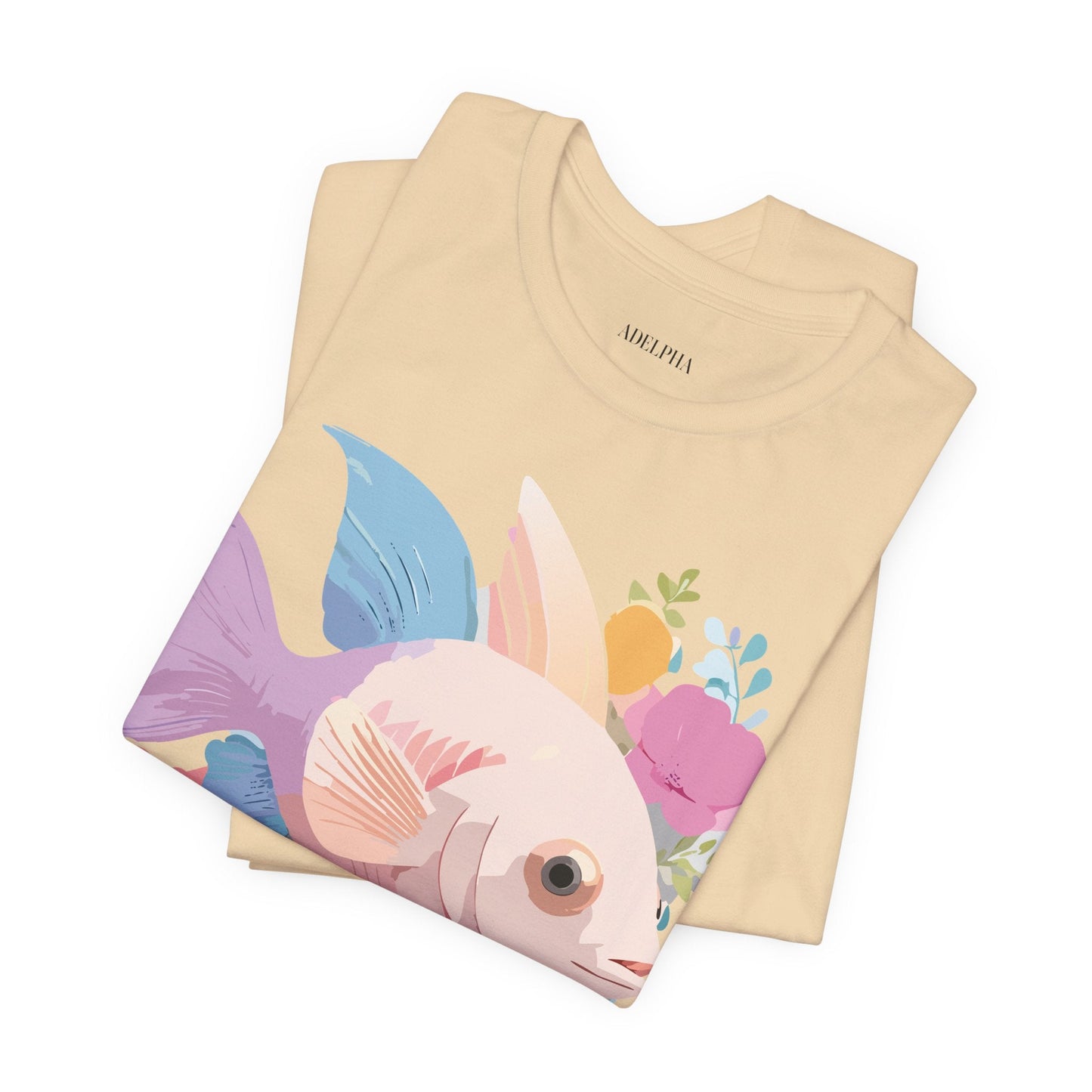 Adelpha Graphic Unisex Tee With Vintage Inspired Artwork Short Sleeve Premium Quality Cotton