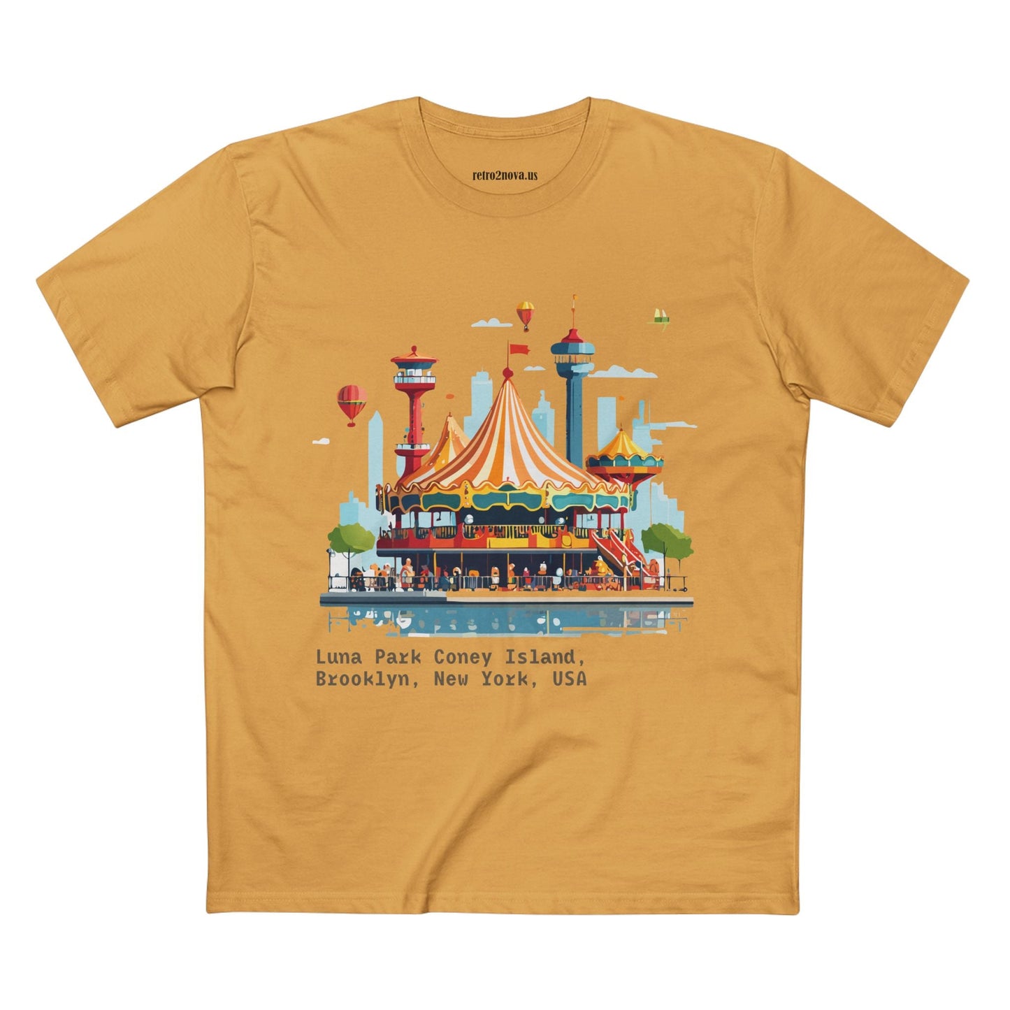 Travel Shirt Brooklyn Shirt Unisex Premium Cotton Tee With Original Art Design TT15