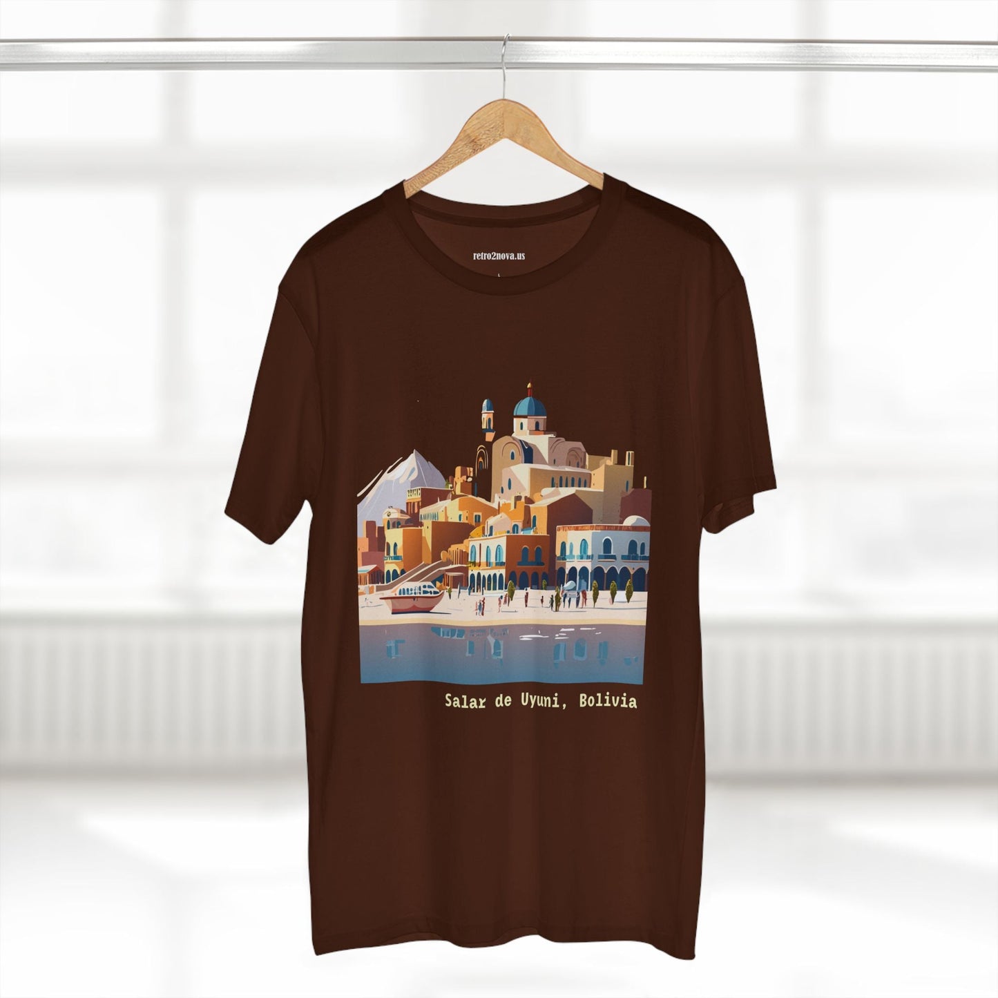 Bolivia Travel Shirt Unisex Premium Cotton Art Tee TT17 Retro2Nova Original Art Design Collection