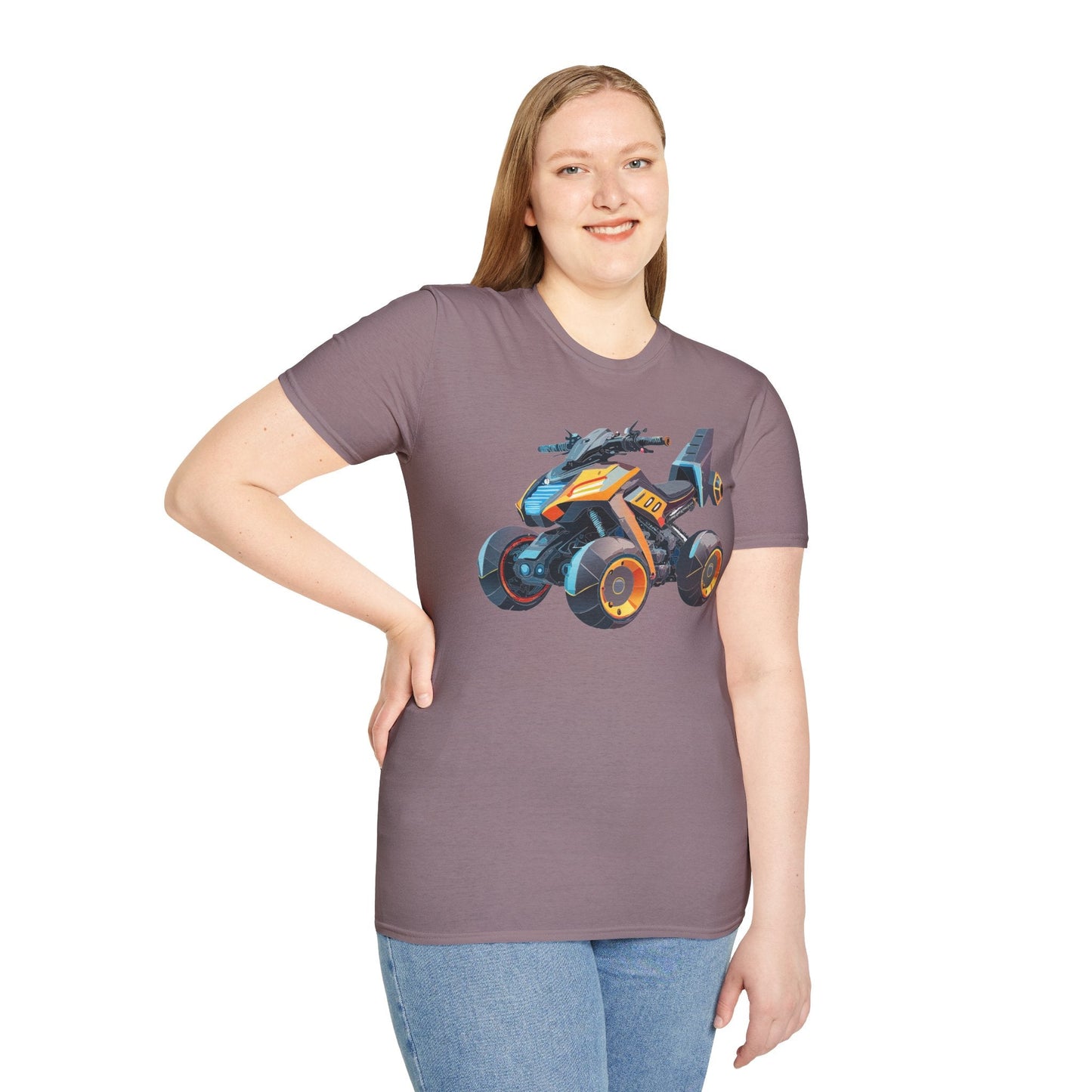 Bike Graphic Unisex Cotton Motorcycle Art Design Tee 6