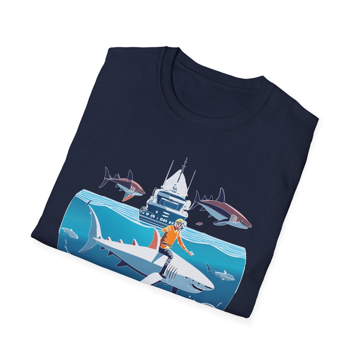 Ocean Graphic Unisex Softstyle Cotton Tee 3