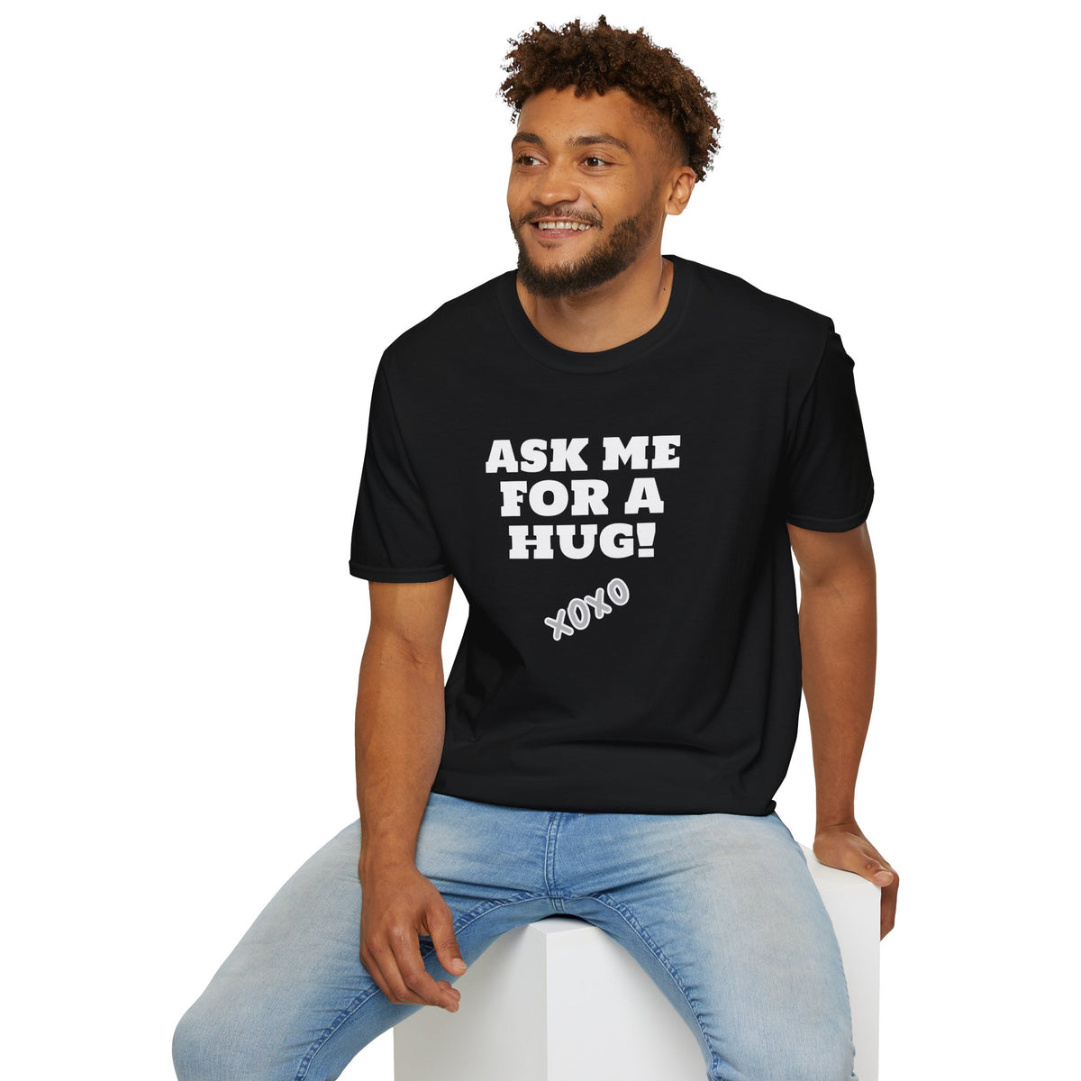 Unisex Cotton Short Sleeves Funny Romantic Graphic T-Shirt
