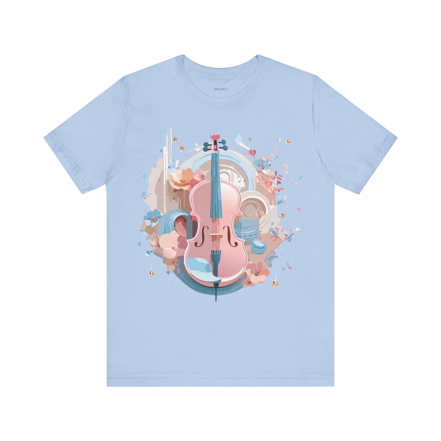 Music Graphic Tee Unisex Jersey Short Sleeve By Adelpha Vintage Inspired Artwork