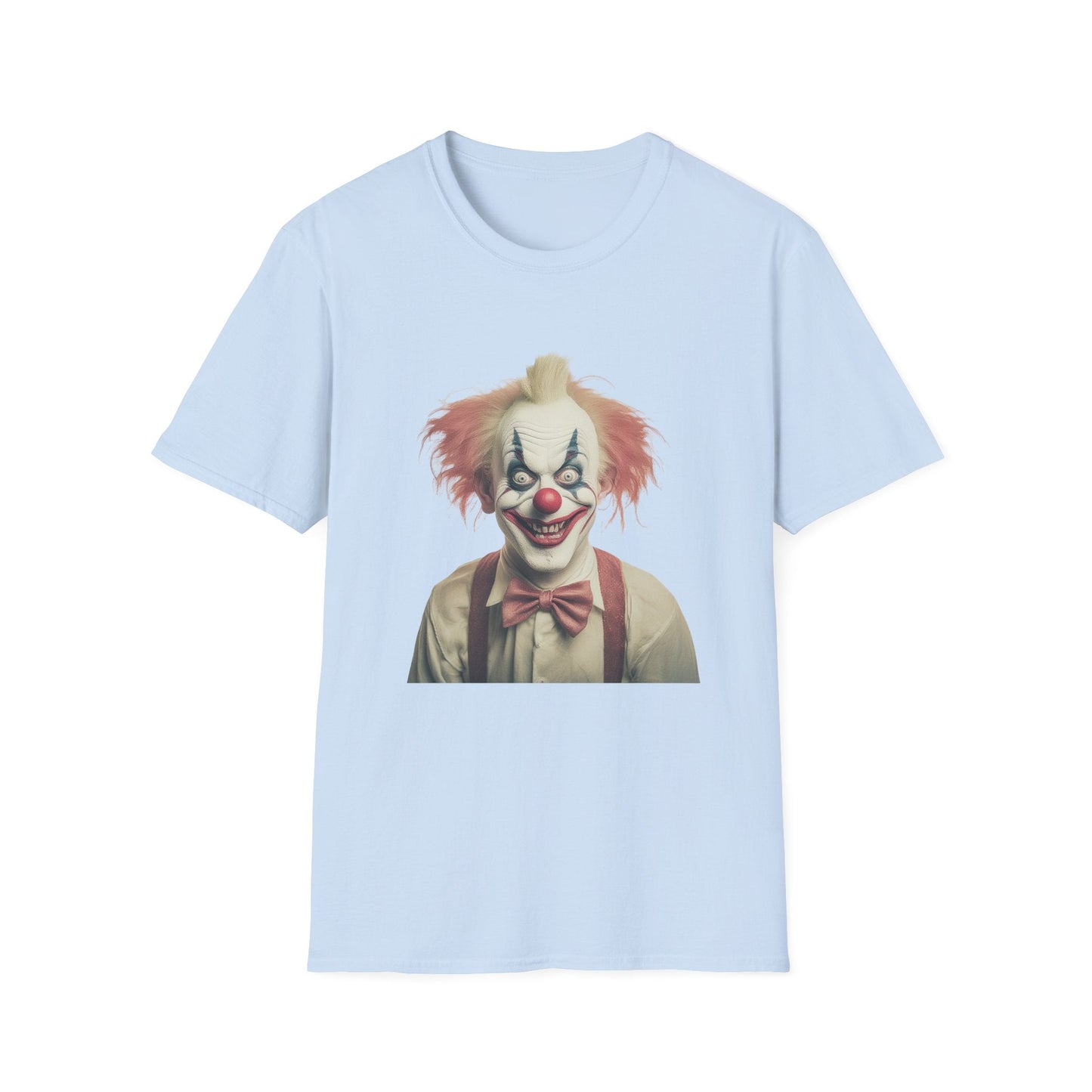 Clown Shirt Circus Tee Gildan Softstyle 64000 One Hundred Percent Ring Spun Cotton Lightweight
