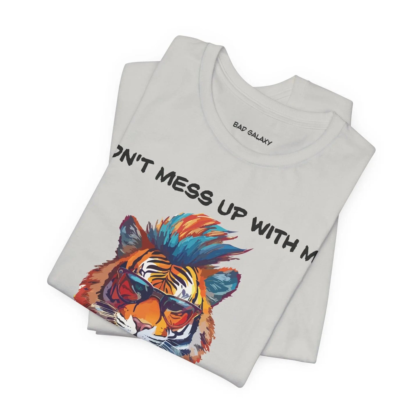 Animal T Shirt Bad Galaxy Made To Order Cotton Tee With Eco Friendly Inks Free Shipping USA