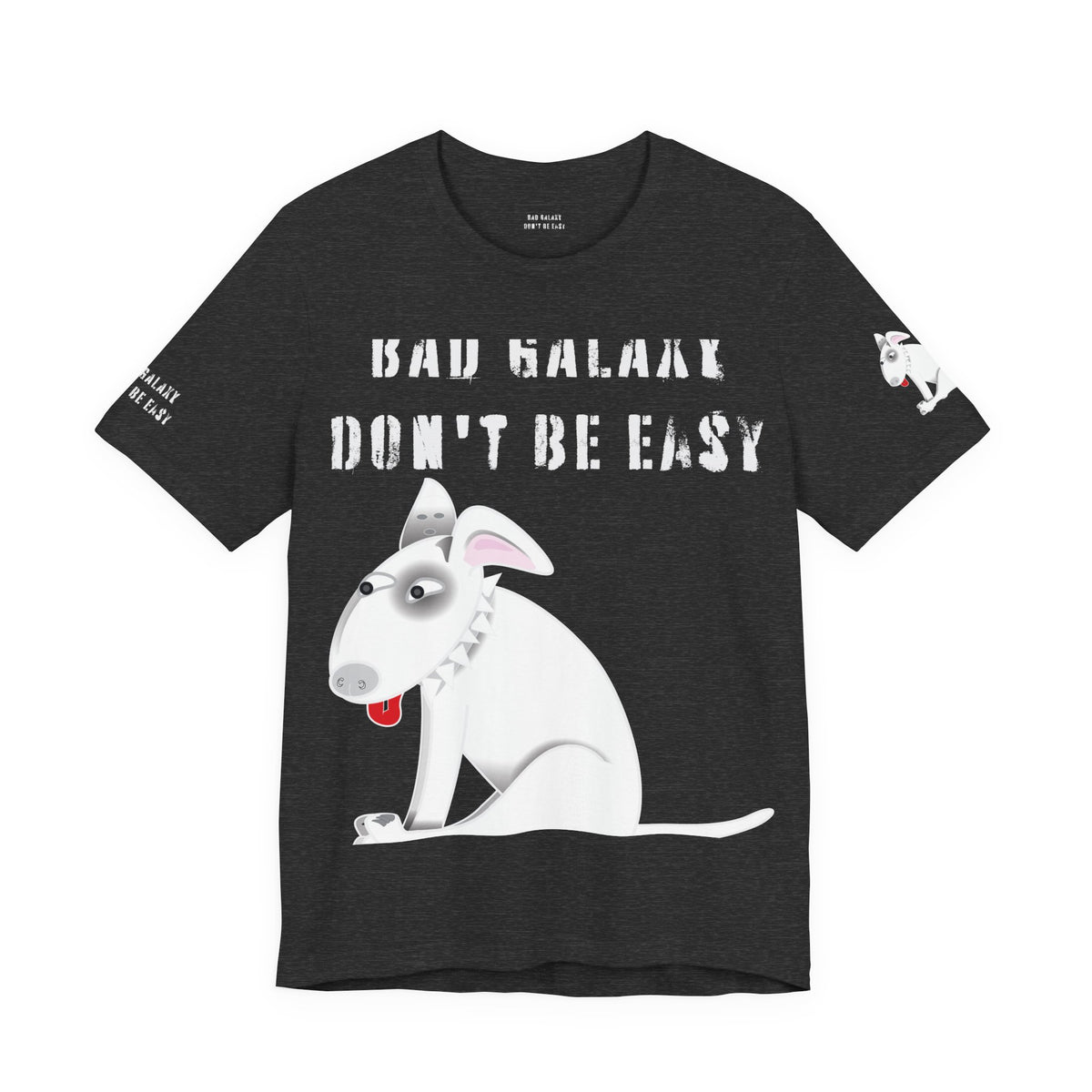 Funny Dog Graphic Unisex Cotton Bella+Canvas Tee with Art Design b90