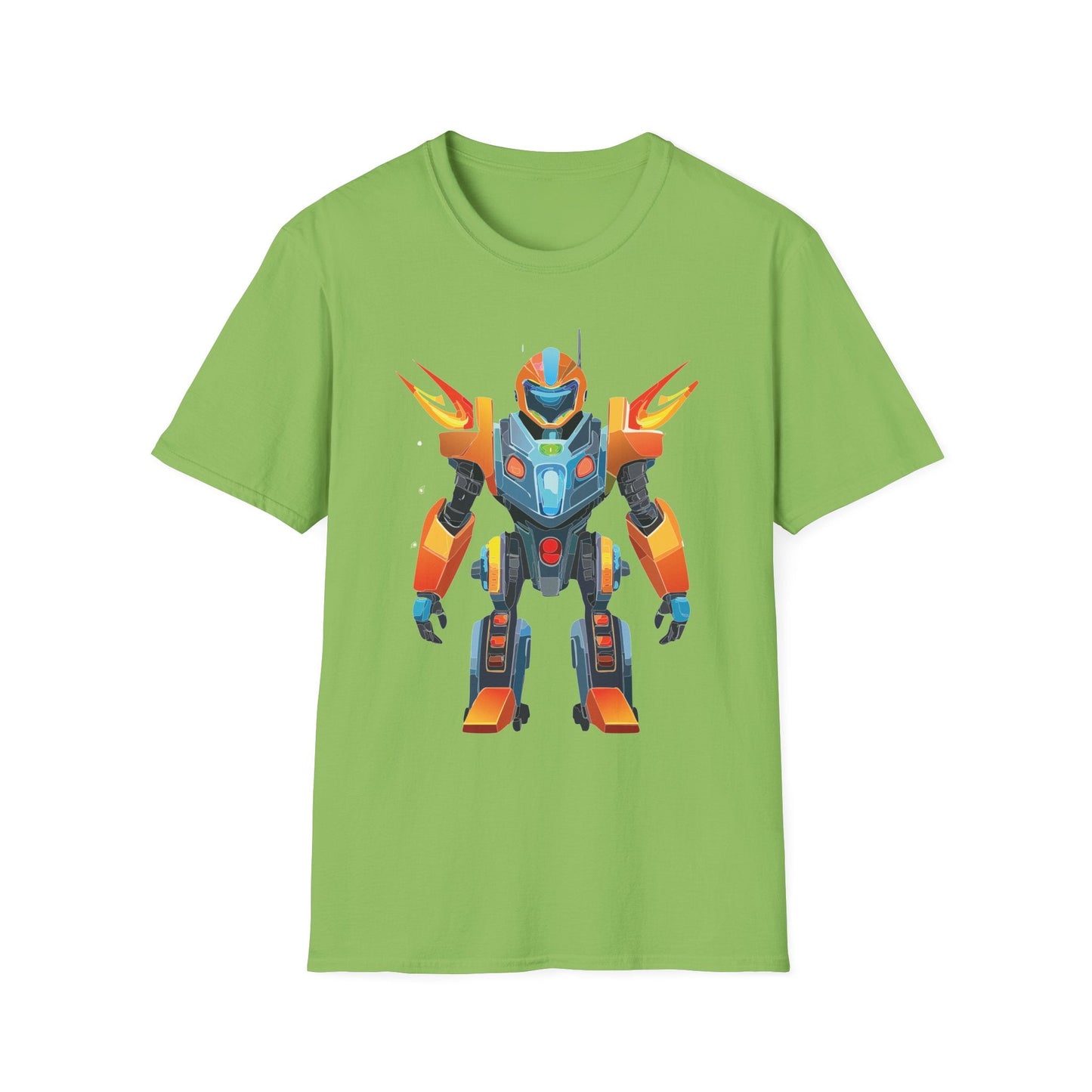 Cyborg Tee Unisex Robot Shirt Terminator Graphic Short Sleeve Tee Gildan Softstyle 64000 Cotton