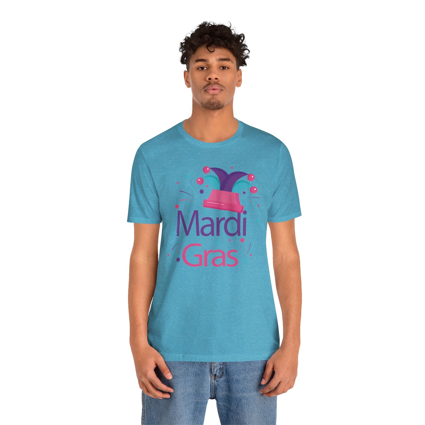 Tee-shirt en coton unisexe pour Mardi Gras