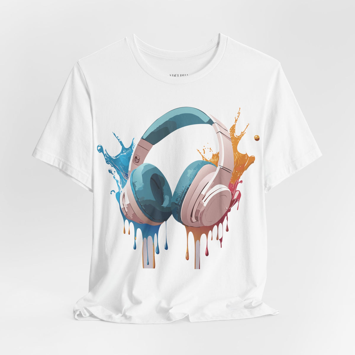 Music Graphic Unisex Cotton Bella+Canvas Tee with Art Design m146