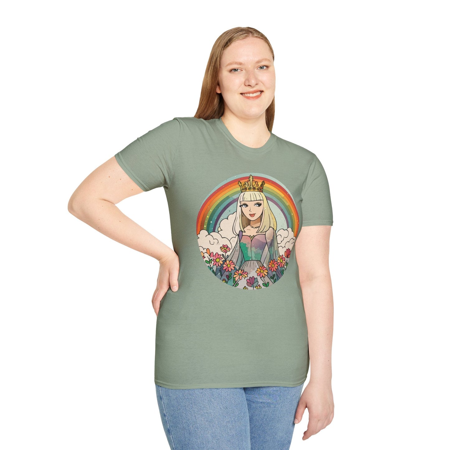 Womens Graphic T Shirt Art Design Tee Softstyle 100 Percent Ring Spun Cotton Comfort