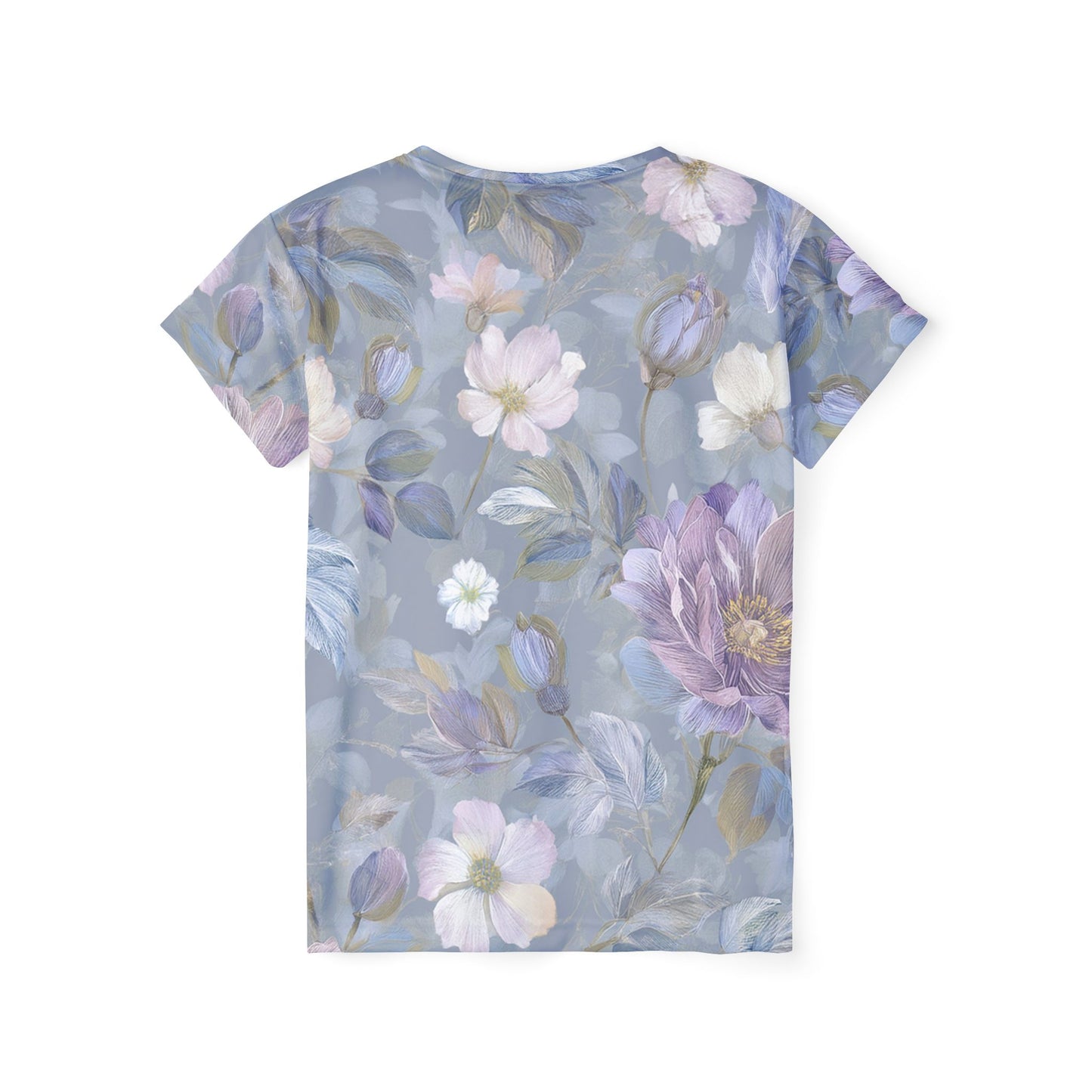 Women Poly Shirt with Floral Print F293