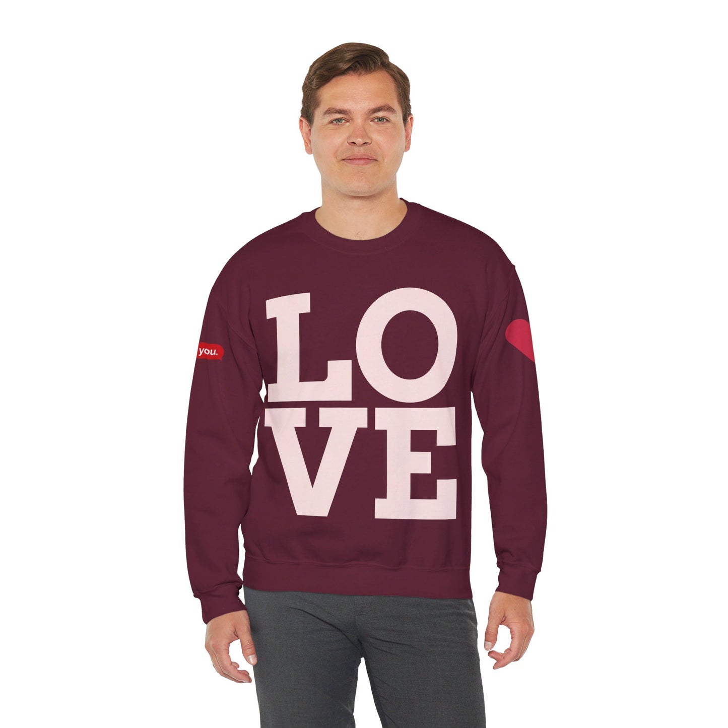 Unisex Heavy Blend Sweatshirt - LOVE