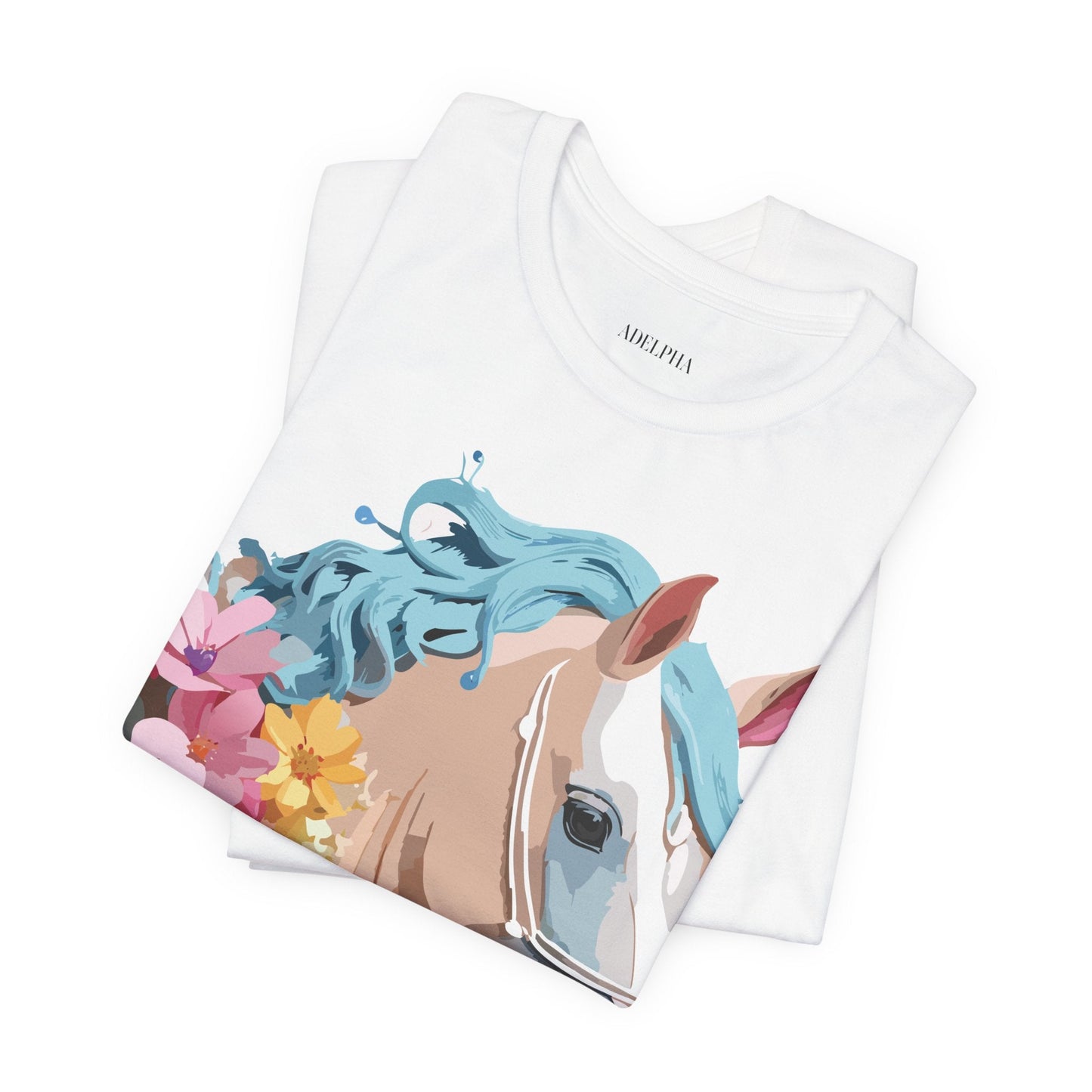 Horse Graphic Unisex 100 Cotton Vintage Animal Art T-Shirt 17
