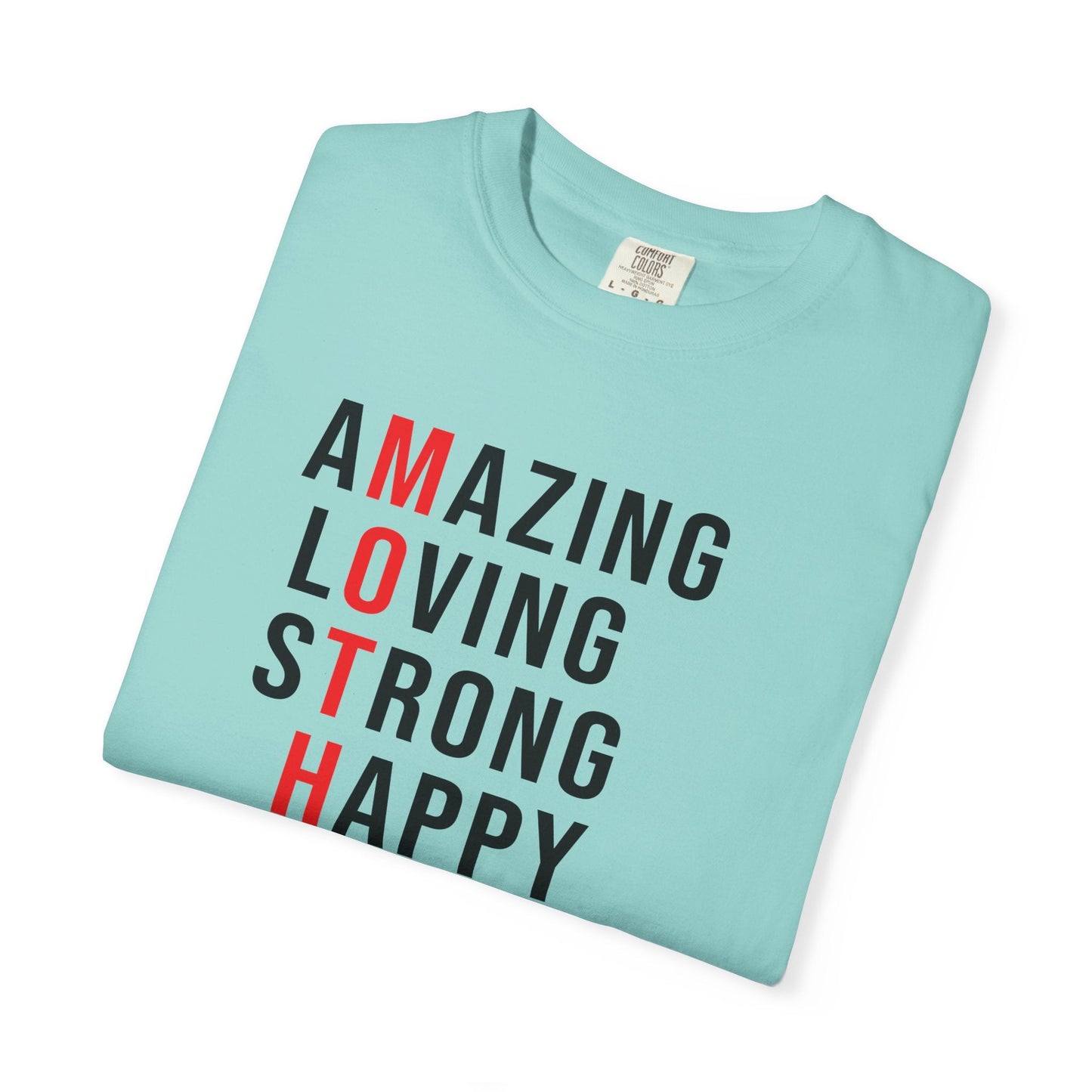 Mom T-shirt Mother's Day Mama Tee Unisex Comfort Colors Garment-Dyed Cotton h14