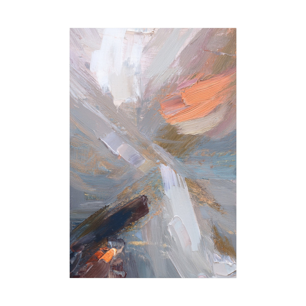 Abstract Pastel Painting Print Canvas 20x24,20x30,24x30 24x32,24x36,30x40 32x48,36x48,40x60 Pine-Wood Inner Frame ABS-89