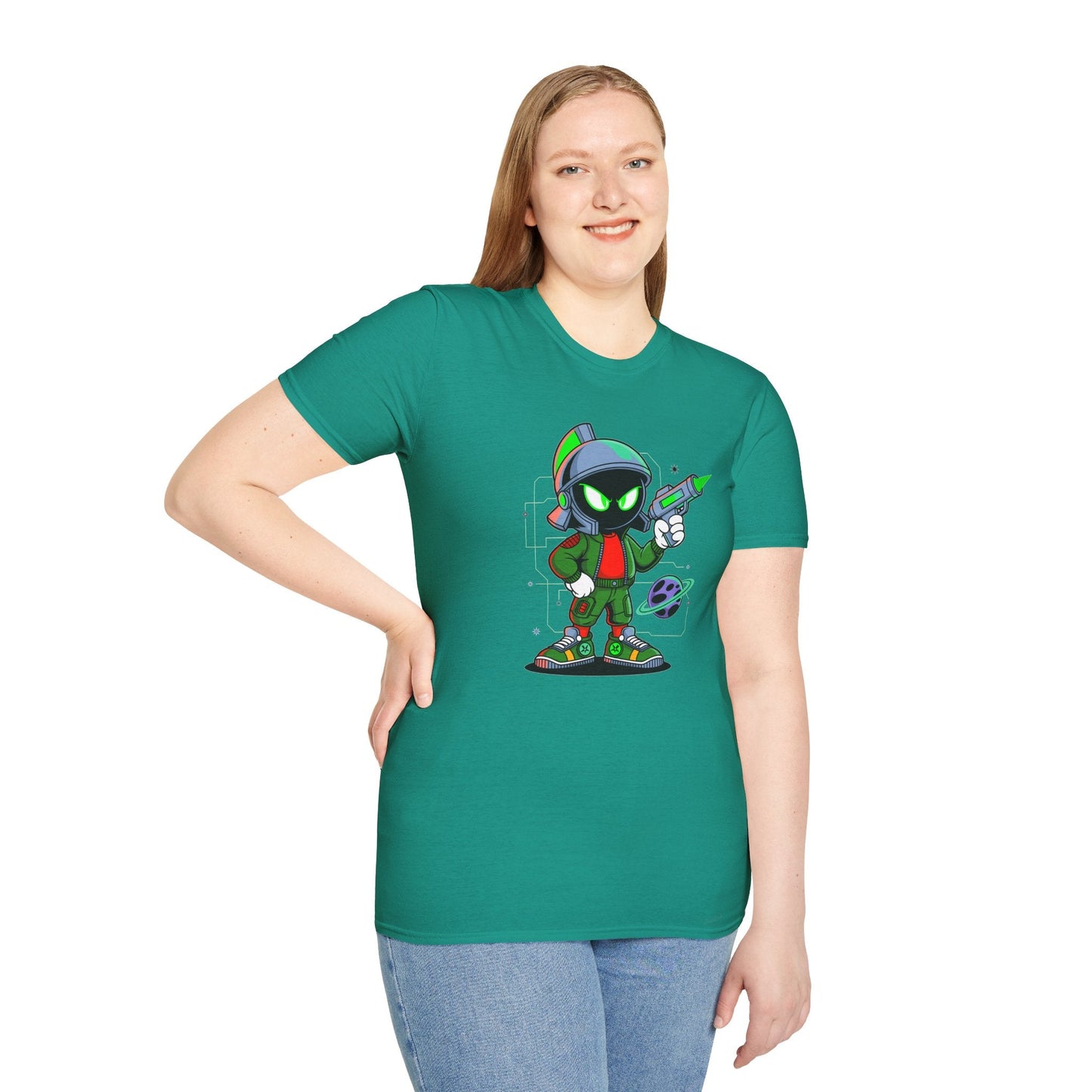 Unisex Cartoon T Shirt With Animation Design Funny Animals Tee Shirt For All Ages