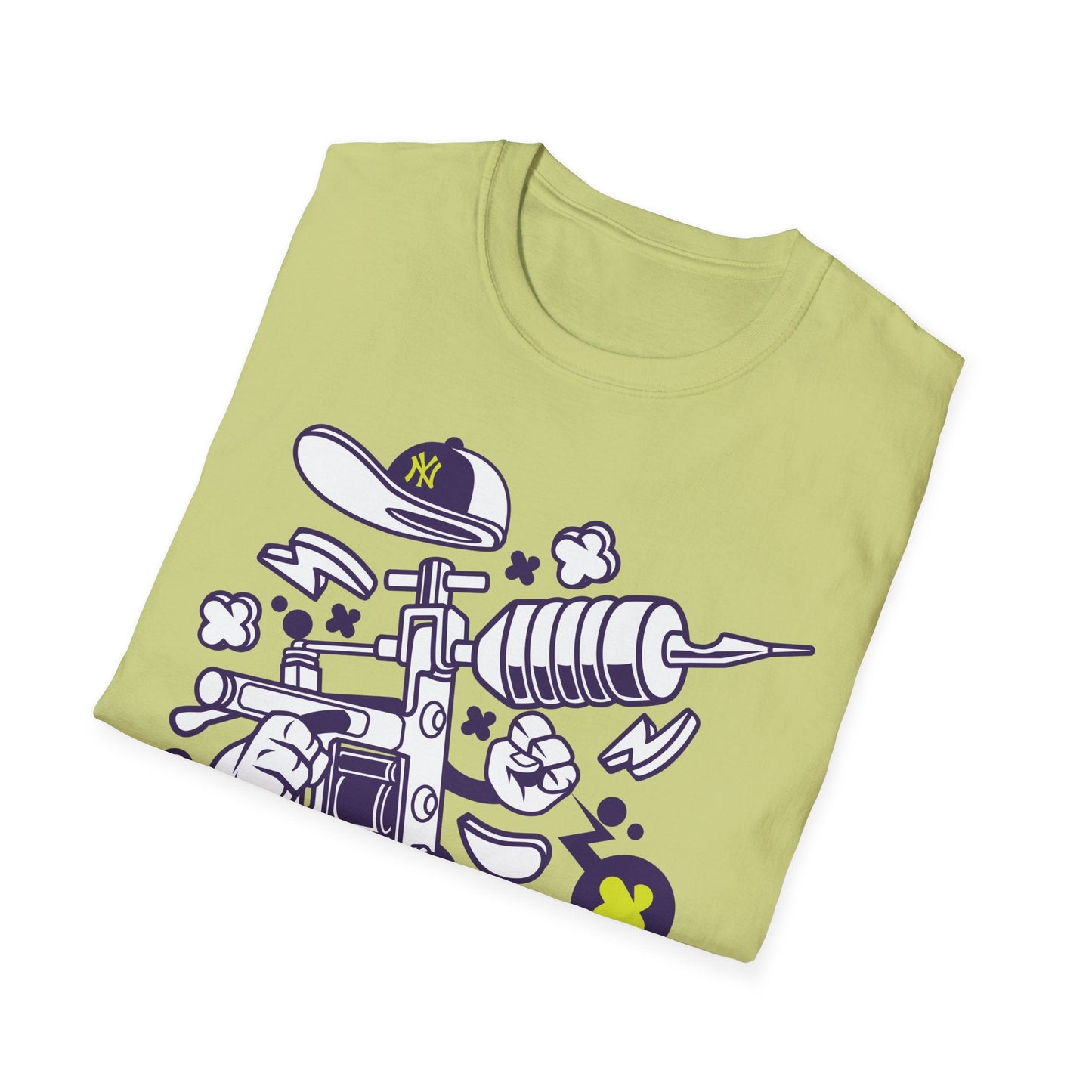Cartoon Animation T Shirt Funny Tee Shirt Unisex Gildan Softstyle 64000 100 Percent Ring Spun Cotton