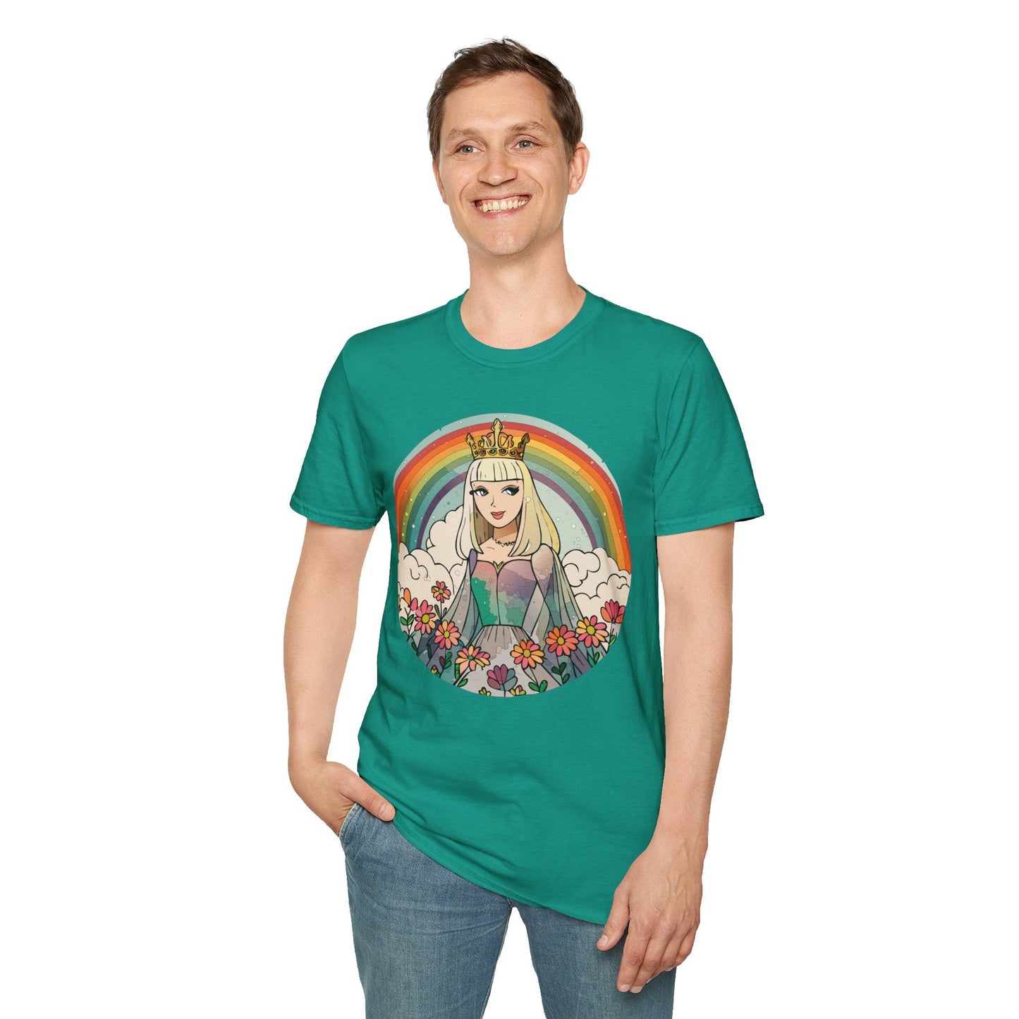 Womens Graphic T Shirt Art Design Tee Softstyle 100 Percent Ring Spun Cotton Comfort